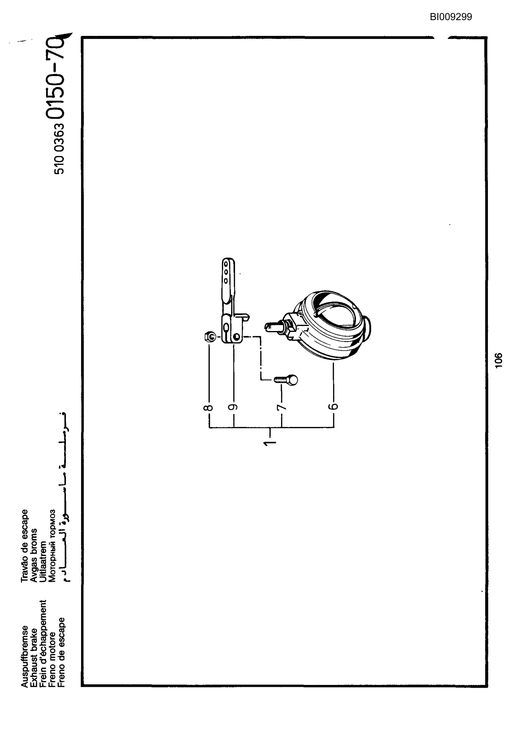 Bucyrus JB1055RW Articulated Hydraulic Ring Drill Parts Catalog BI009299-3