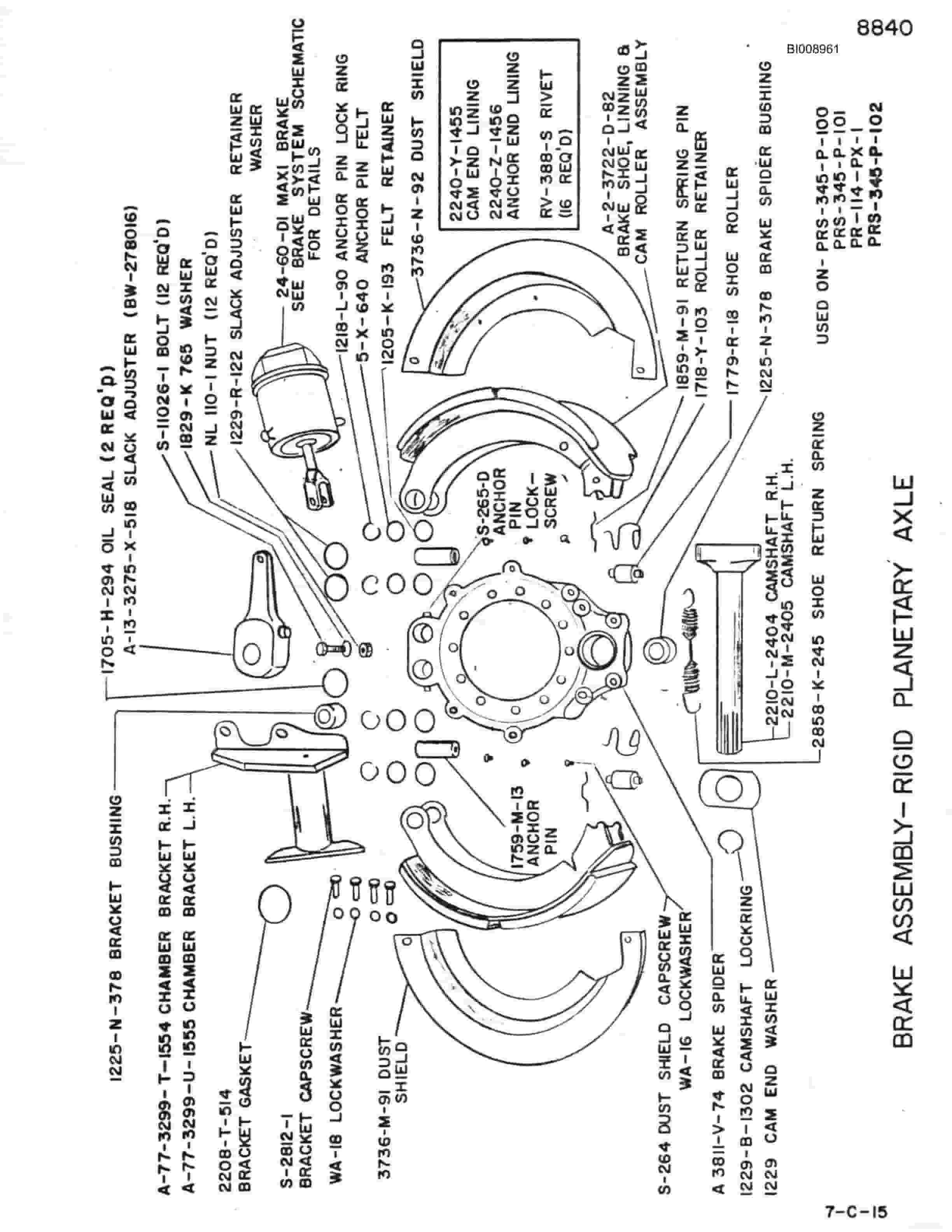 Bucyrus JB728RW Mark IIIA Hydraulic Jumbo Parts Catalog BI008961 Vol 2-5