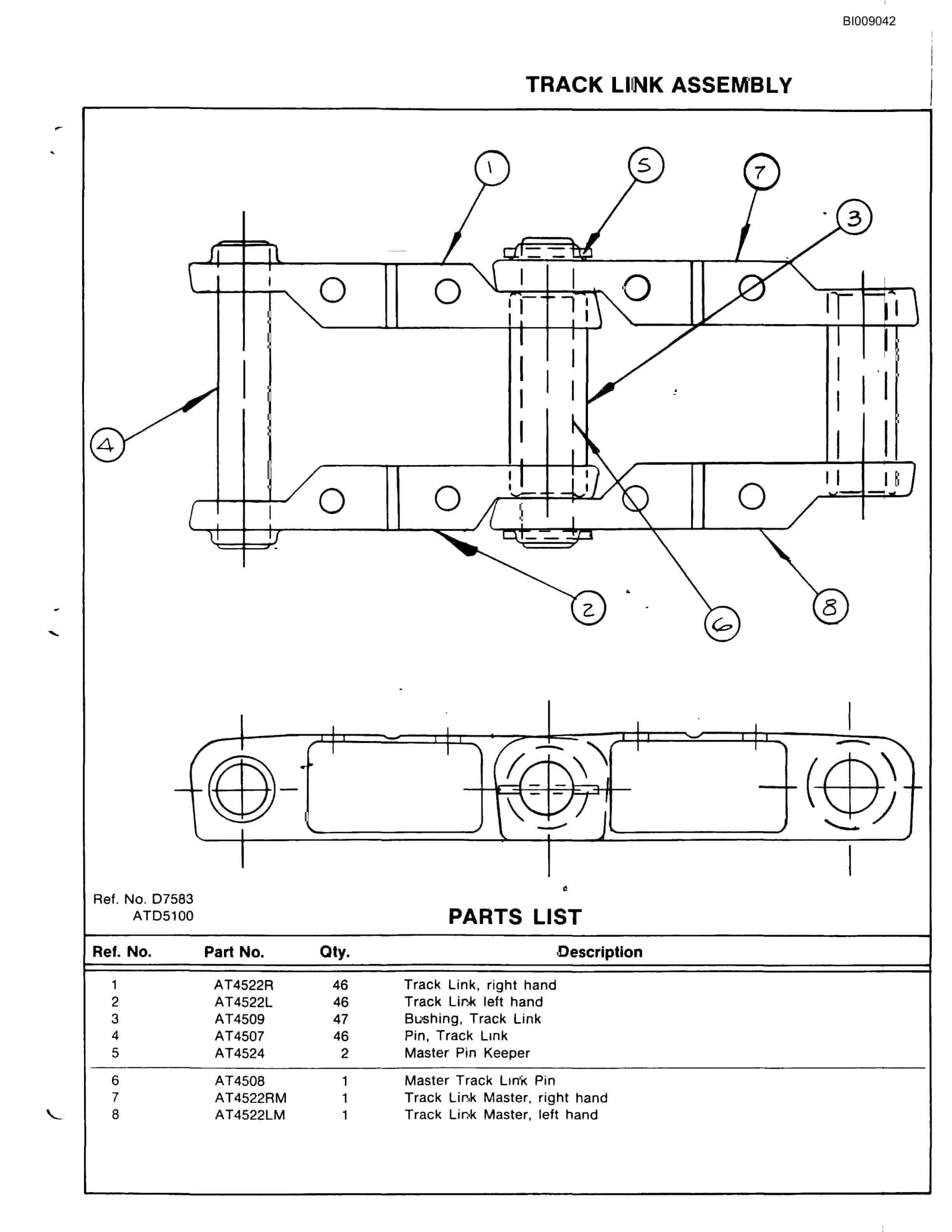 Bucyrus JB946 Pneumatic Crawler Jumbo Parts Catalog BI009042-2