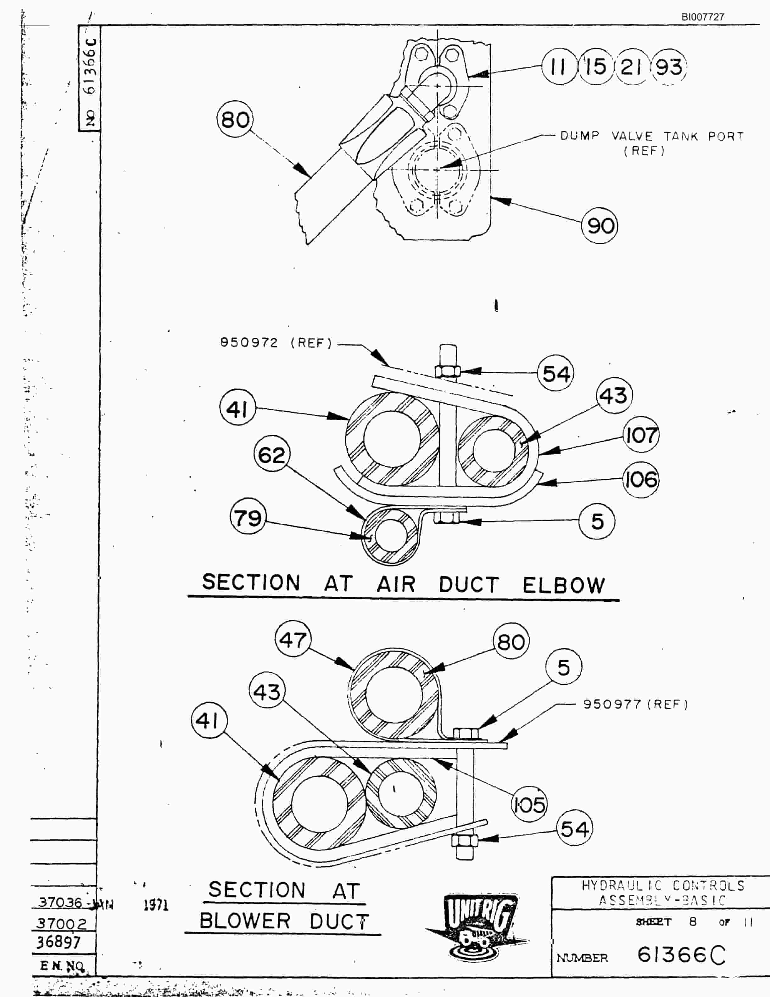 Bucyrus M-100 Assembly Parts Catalog BI007727-5