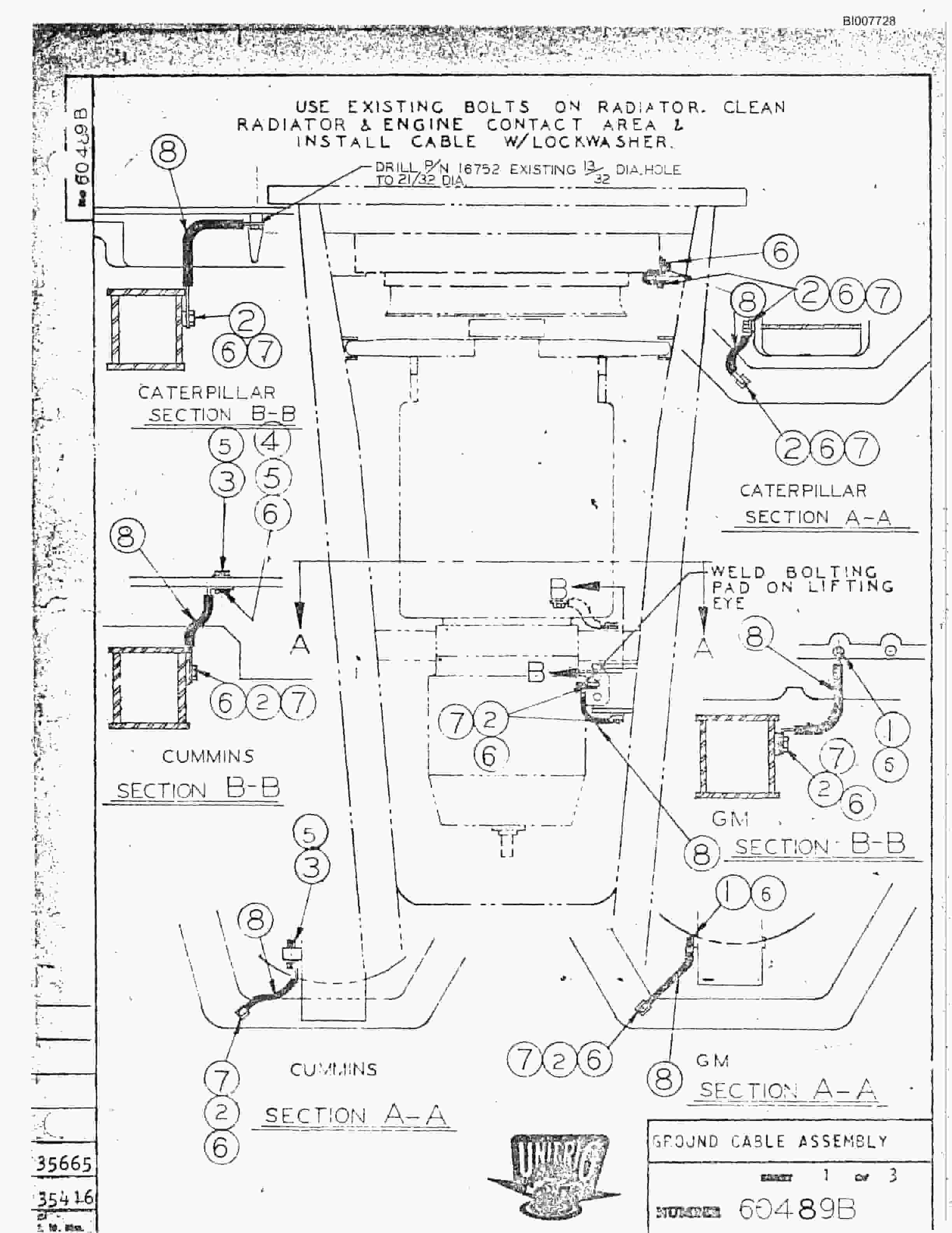Bucyrus M-100 Assembly Parts Catalog BI007728-2