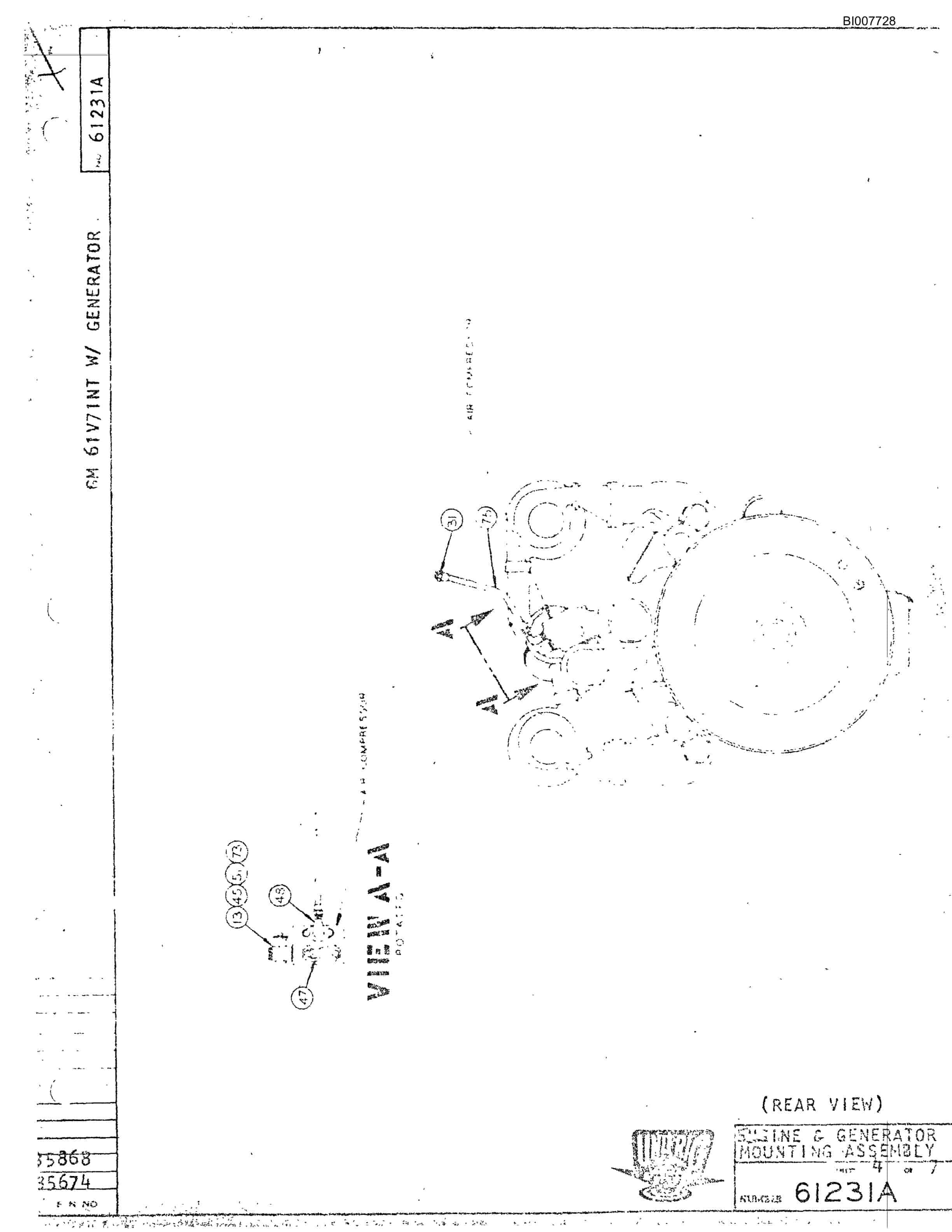 Bucyrus M-100 Assembly Parts Catalog BI007728-3