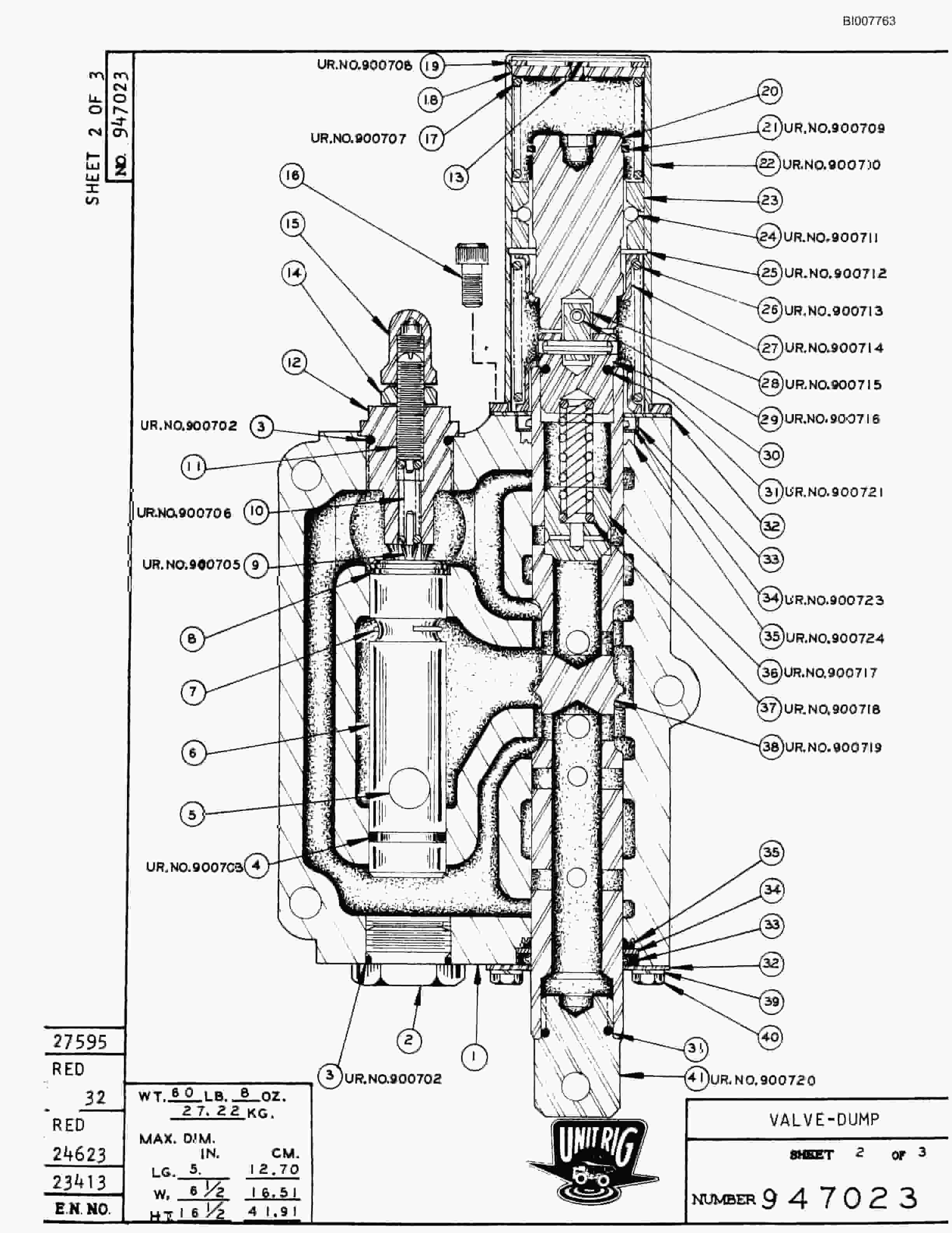 Bucyrus M-100 Assembly Parts Catalog BI007763-3