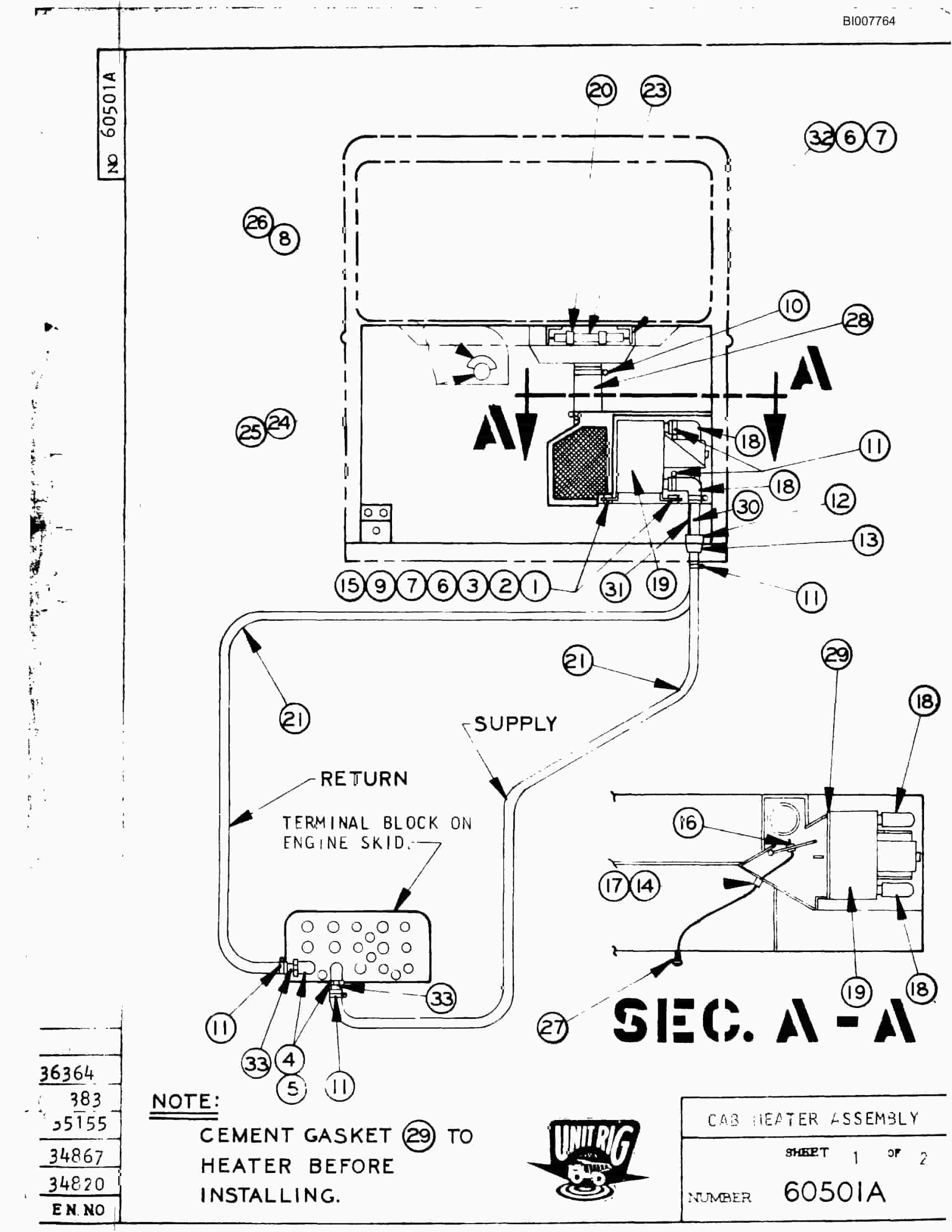 Bucyrus M-100 Assembly Parts Catalog BI007764-2