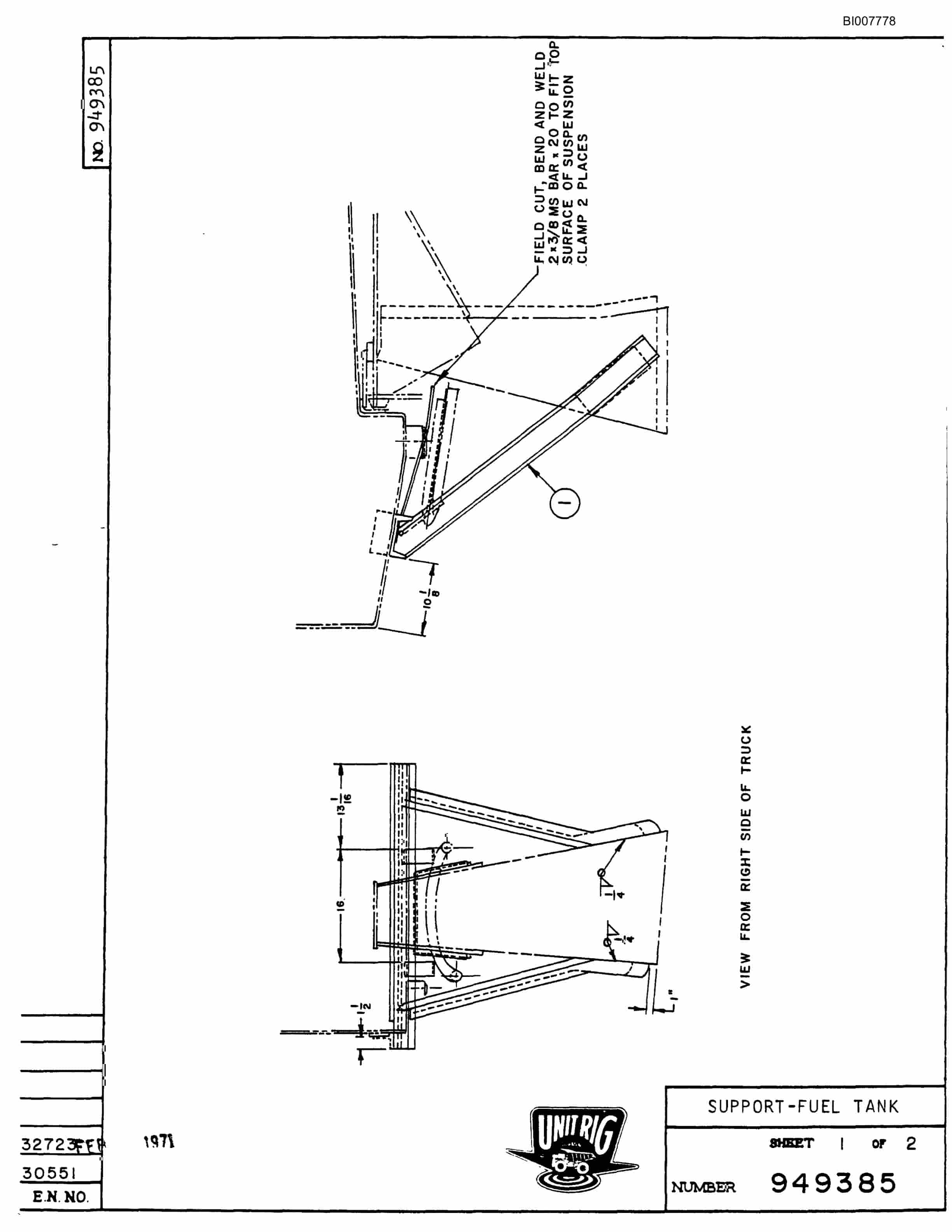 Bucyrus M-100 Assembly Parts Catalog BI007778-2