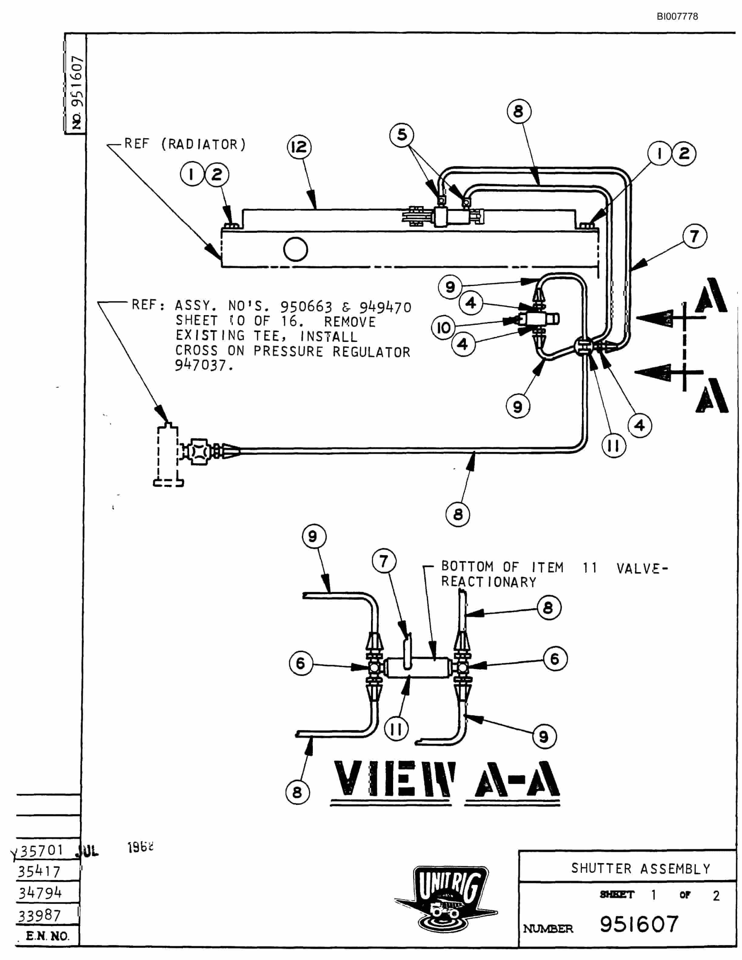 Bucyrus M-100 Assembly Parts Catalog BI007778-4