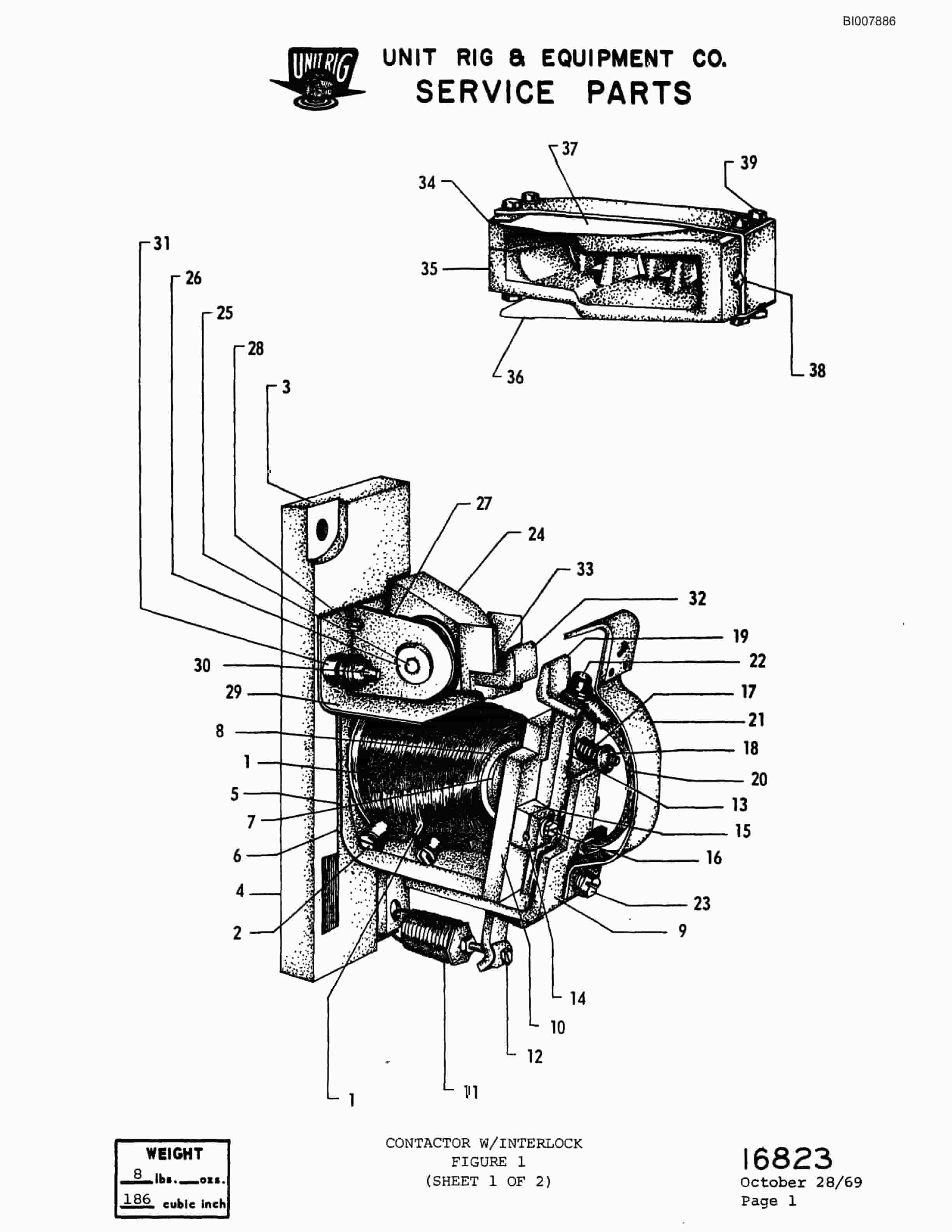 Bucyrus M-100 Assembly Parts Catalog BI007886-3