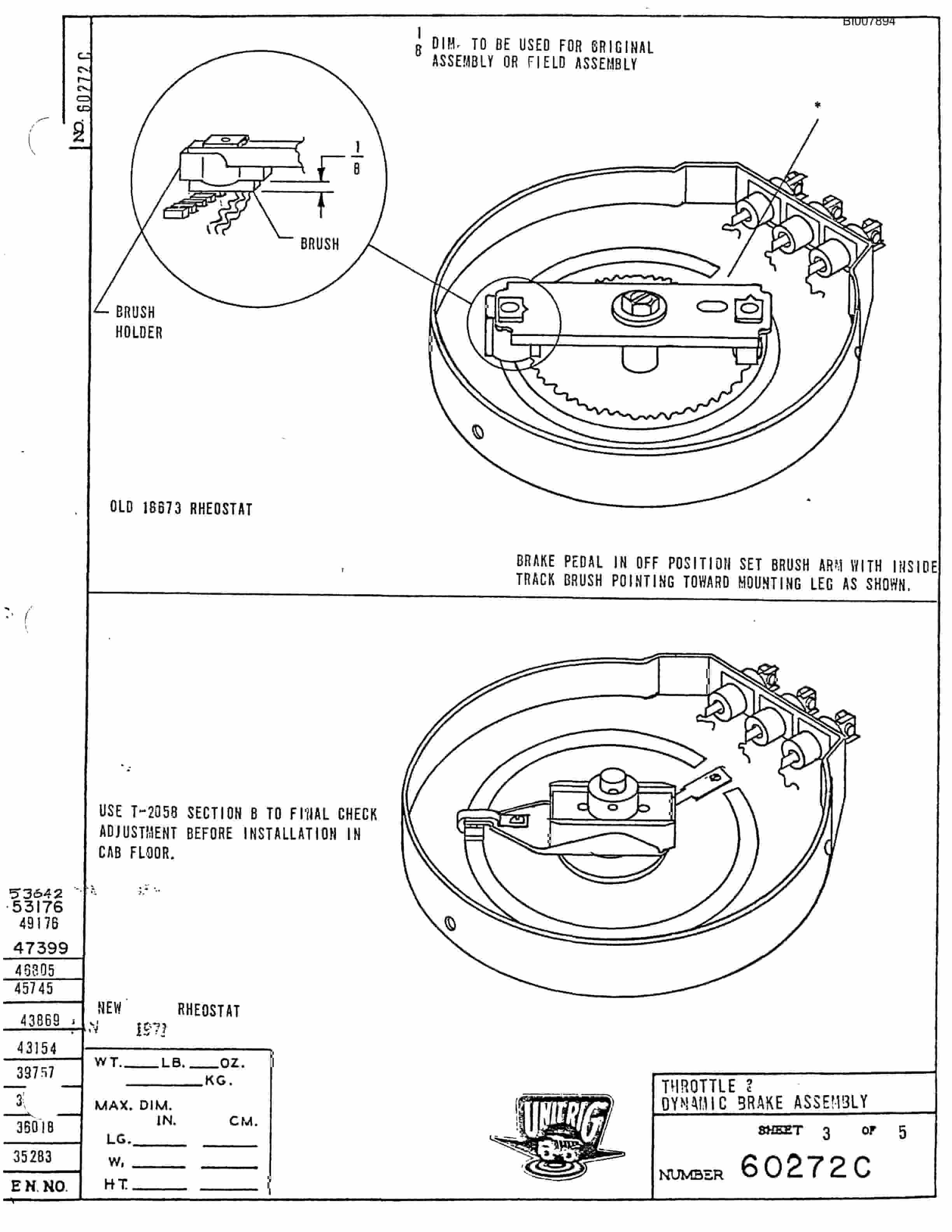 Bucyrus M-100 Assembly Parts Catalog BI007894-3