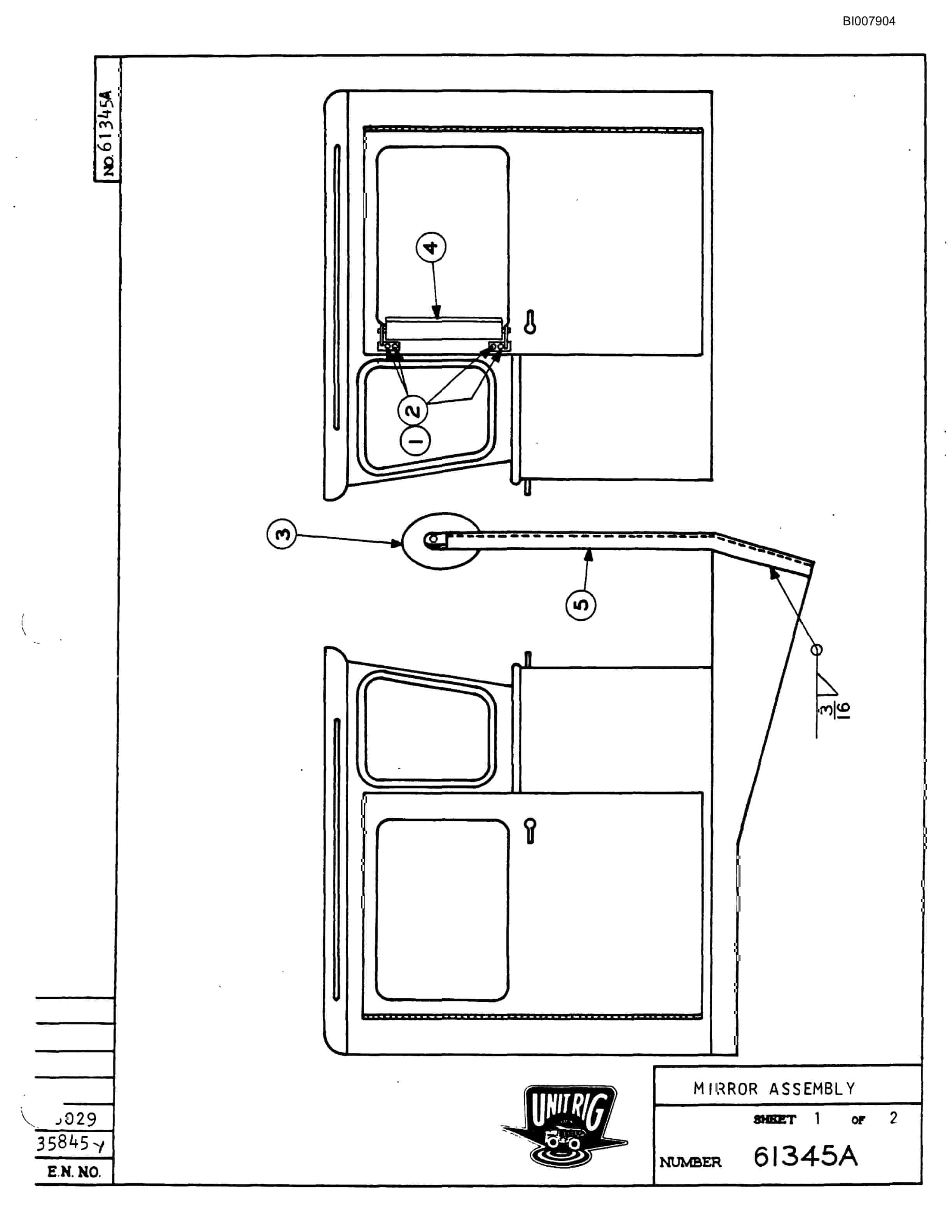 Bucyrus M-100 Assembly Parts Catalog BI007904-2