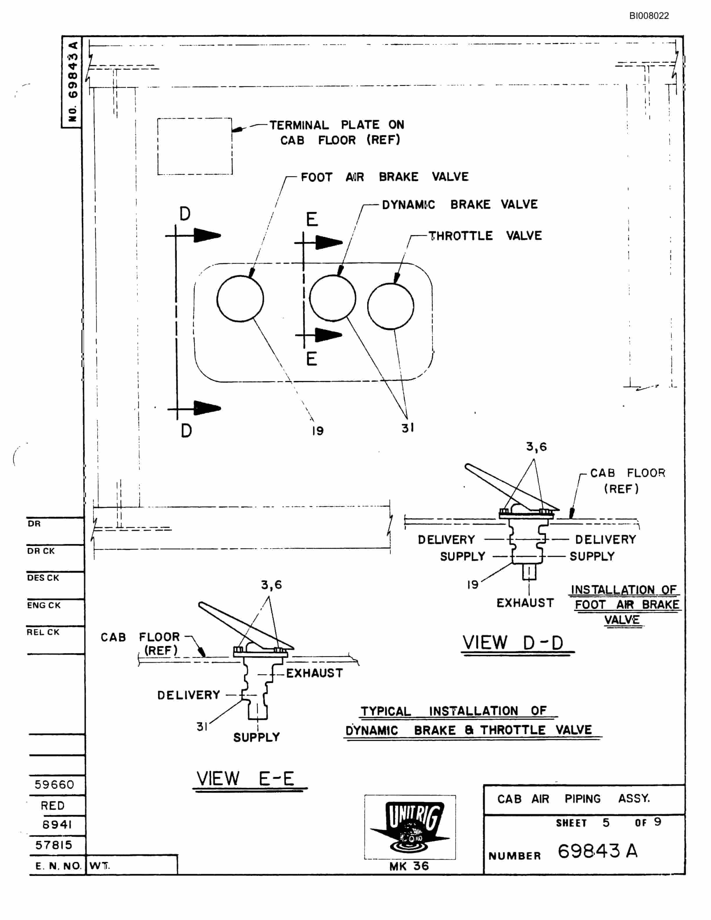 Bucyrus M-100 Assembly Parts Catalog BI008022-2