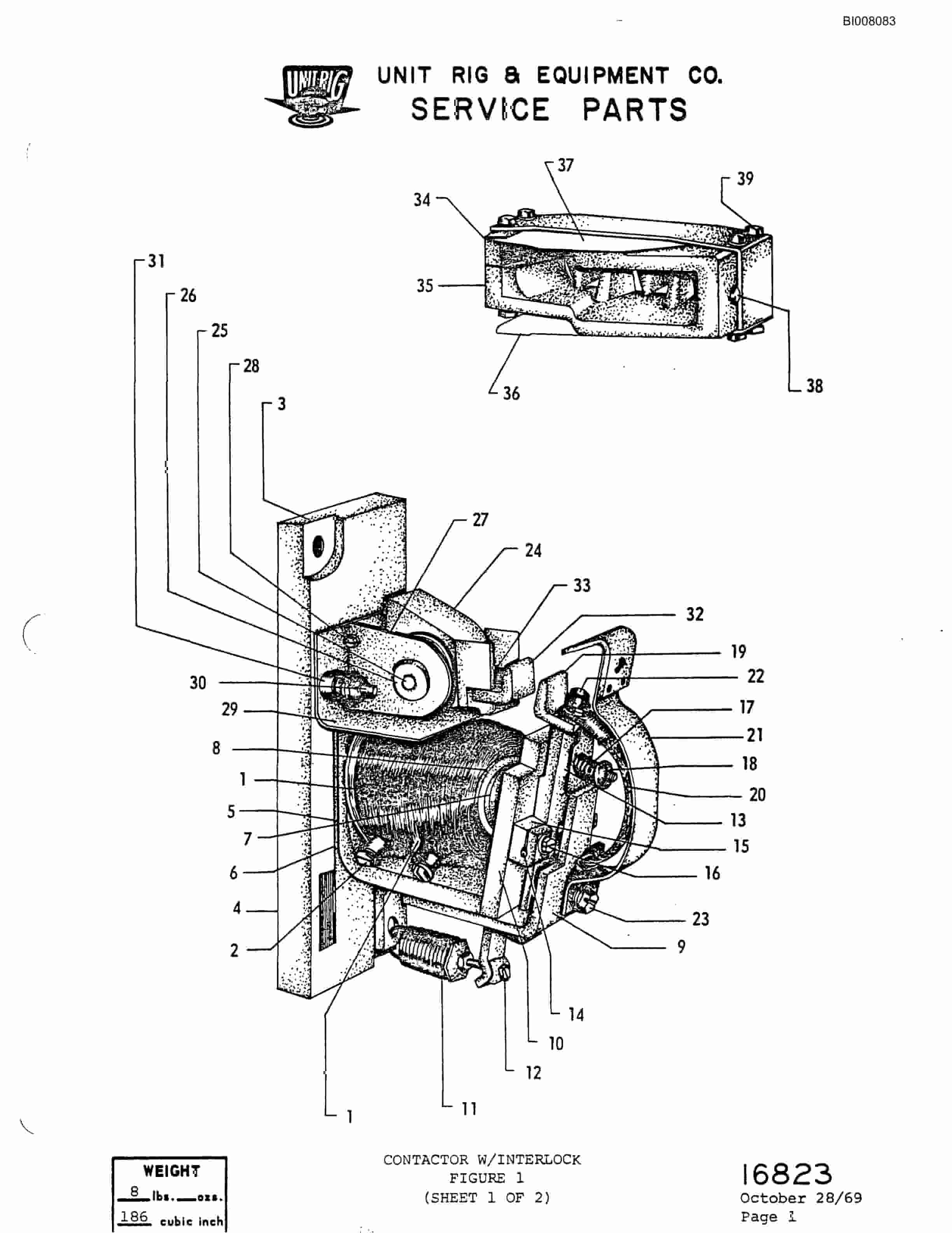 Bucyrus M-100 Assembly Parts Catalog BI008083-2