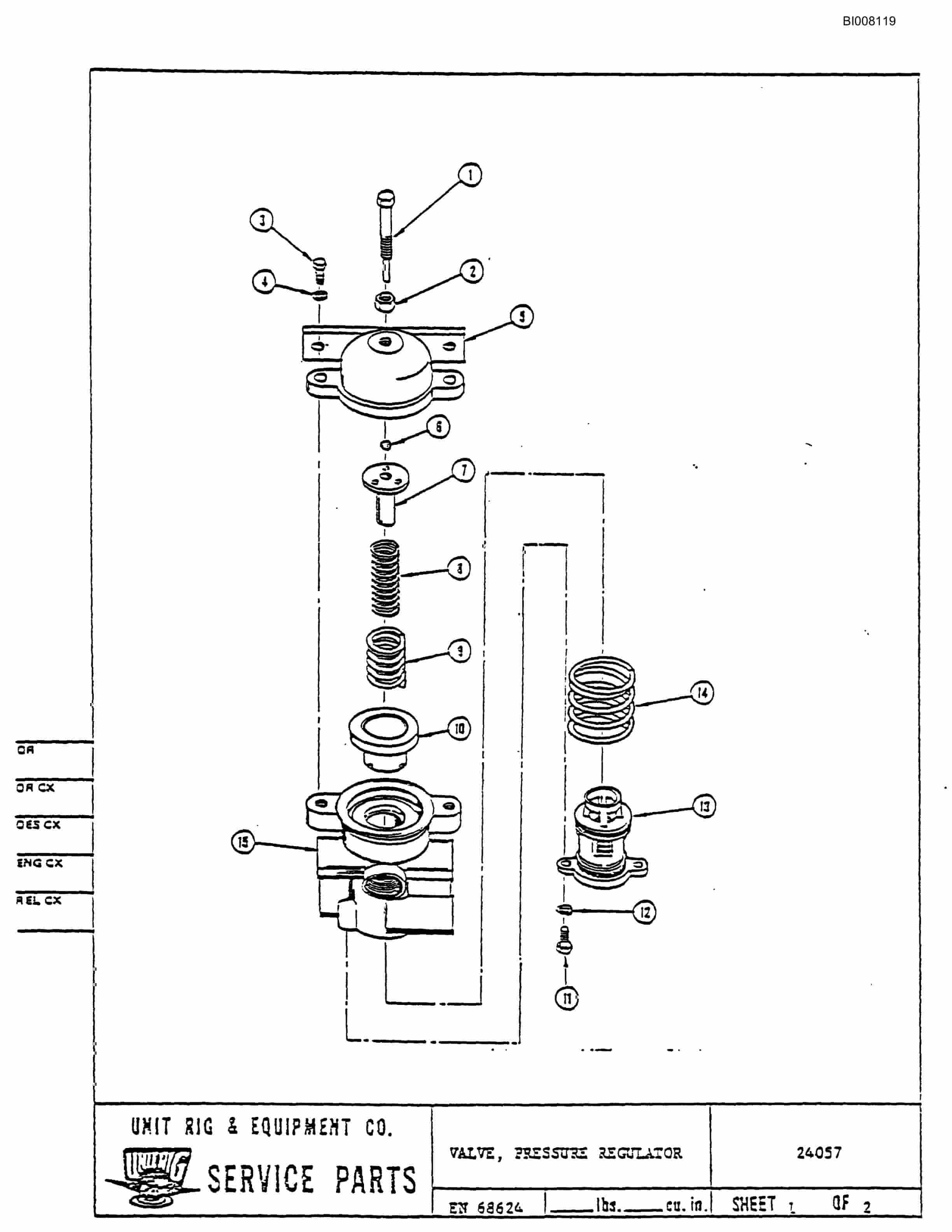 Bucyrus M-100 Assembly Parts Catalog BI008119-3