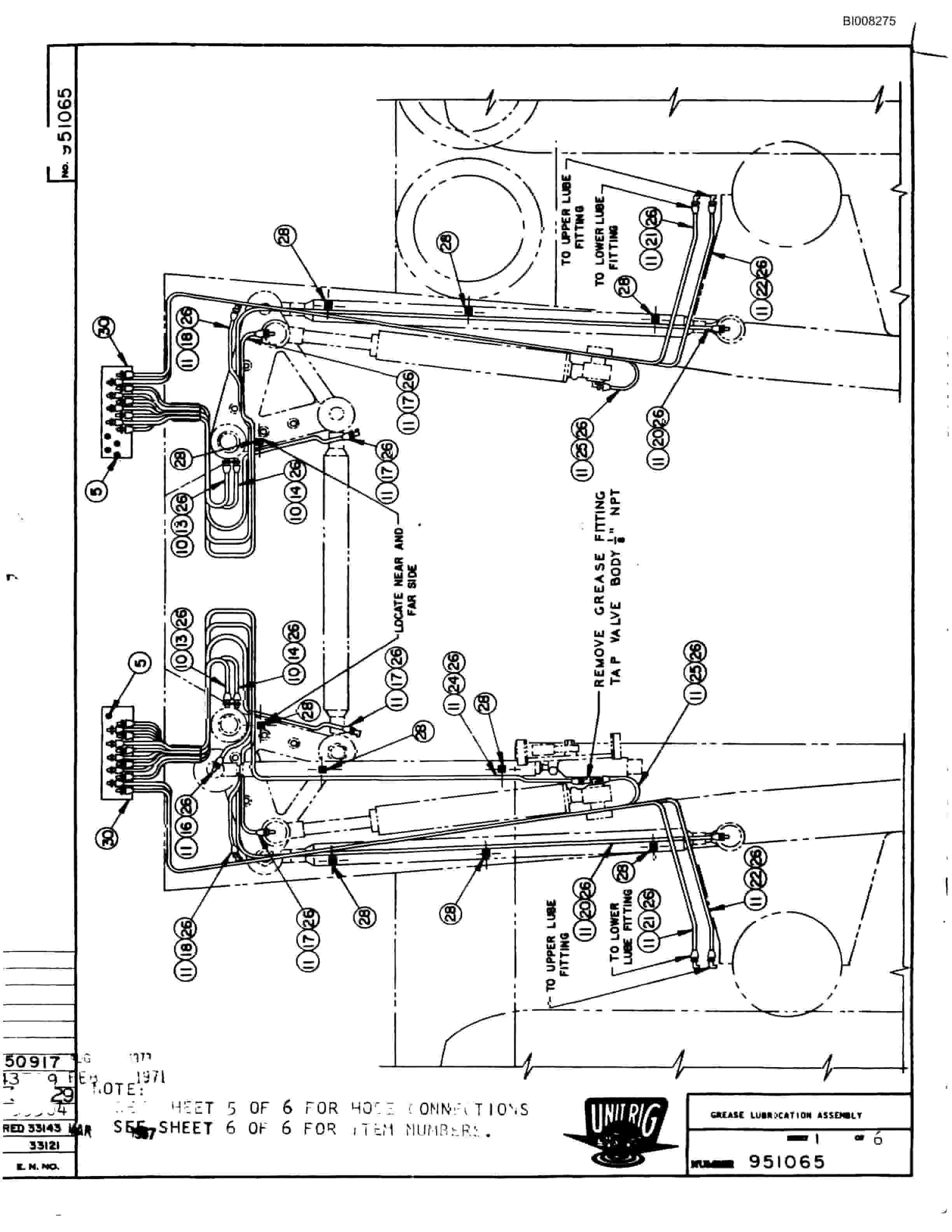 Bucyrus M-100 Assembly Parts Catalog BI008275-5