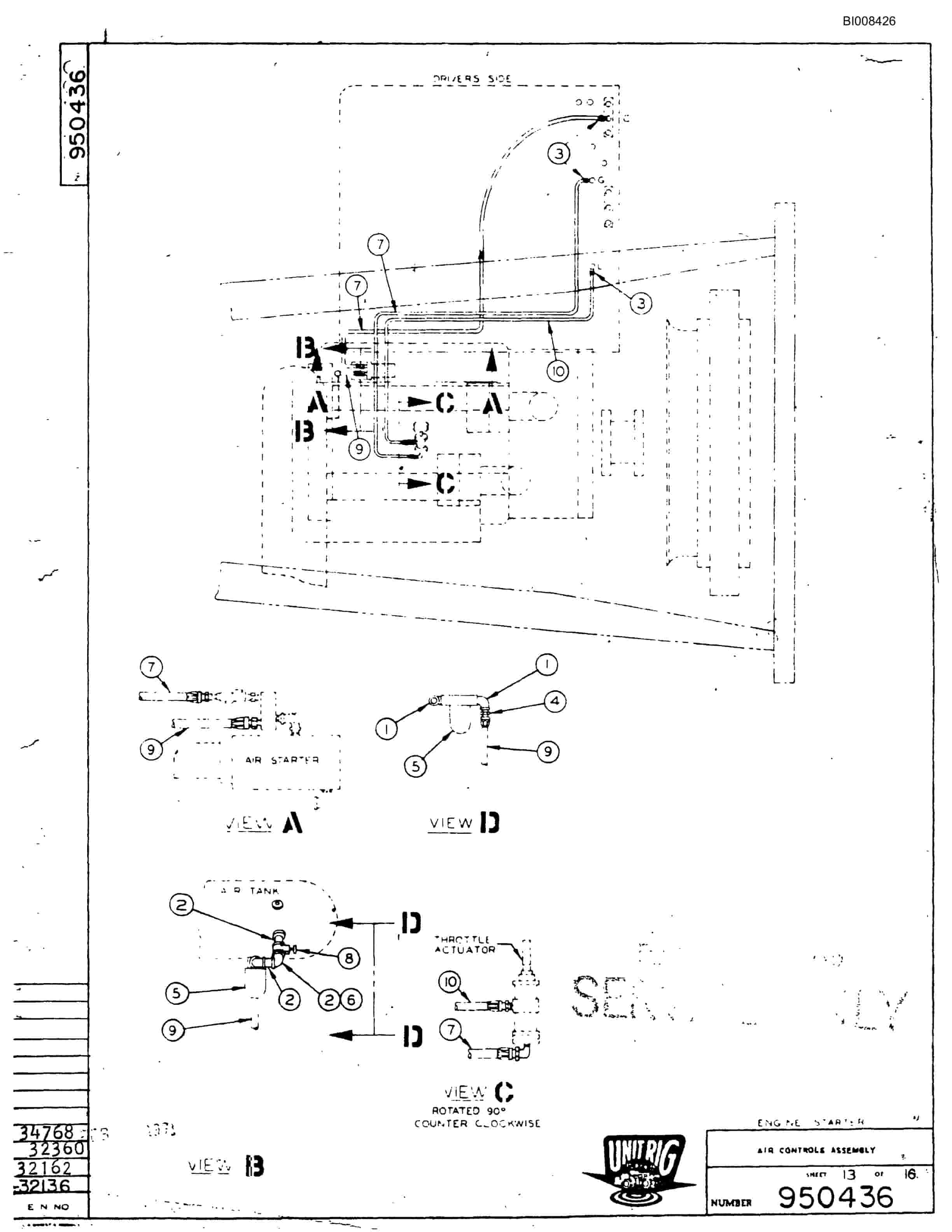 Bucyrus M-100 Assembly Parts Catalog BI008426-5