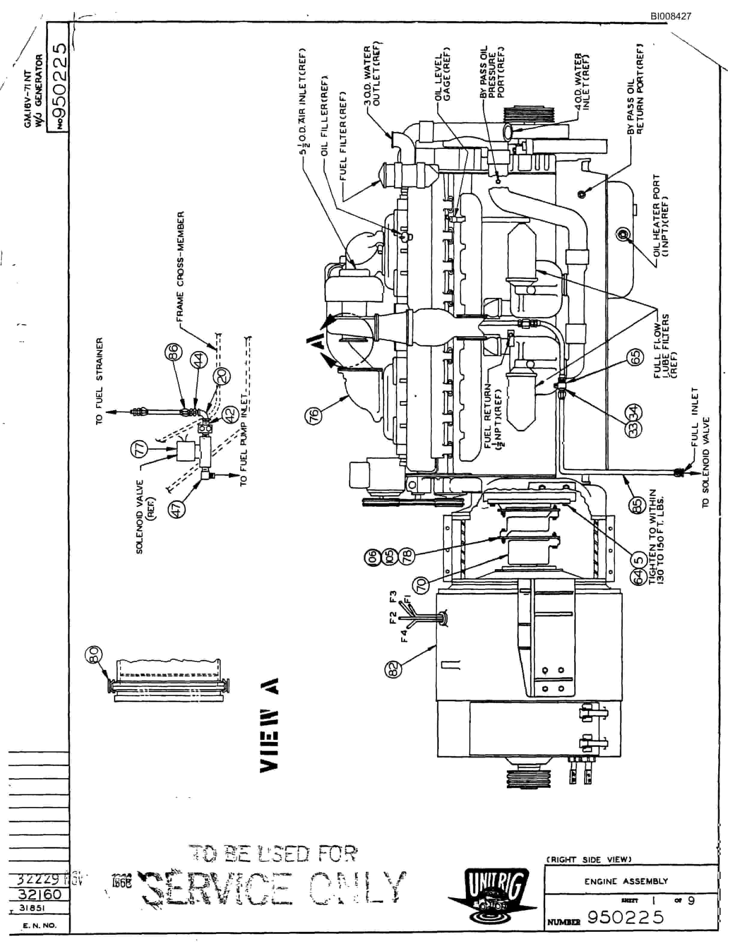 Bucyrus M-100 Assembly Parts Catalog BI008427-3