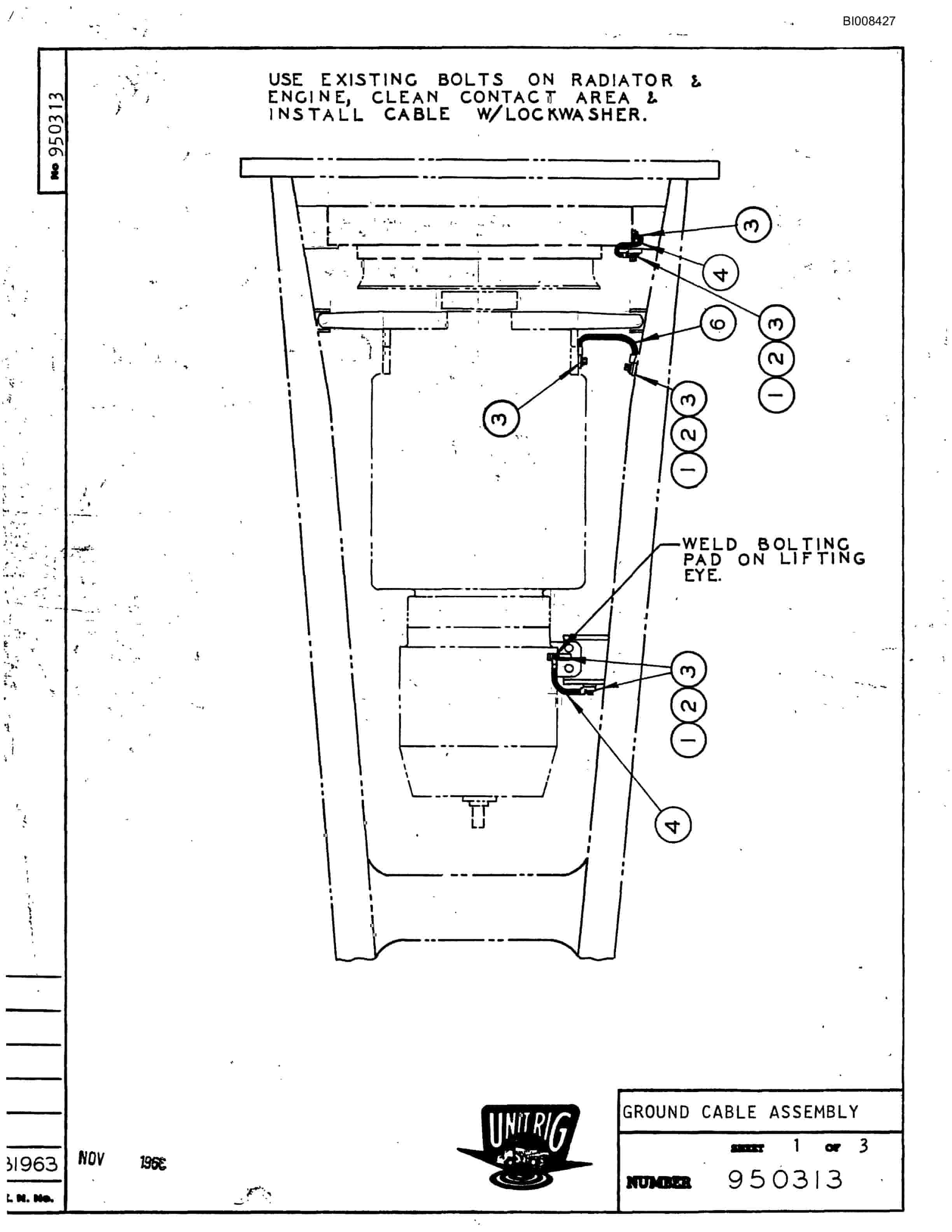 Bucyrus M-100 Assembly Parts Catalog BI008427-4