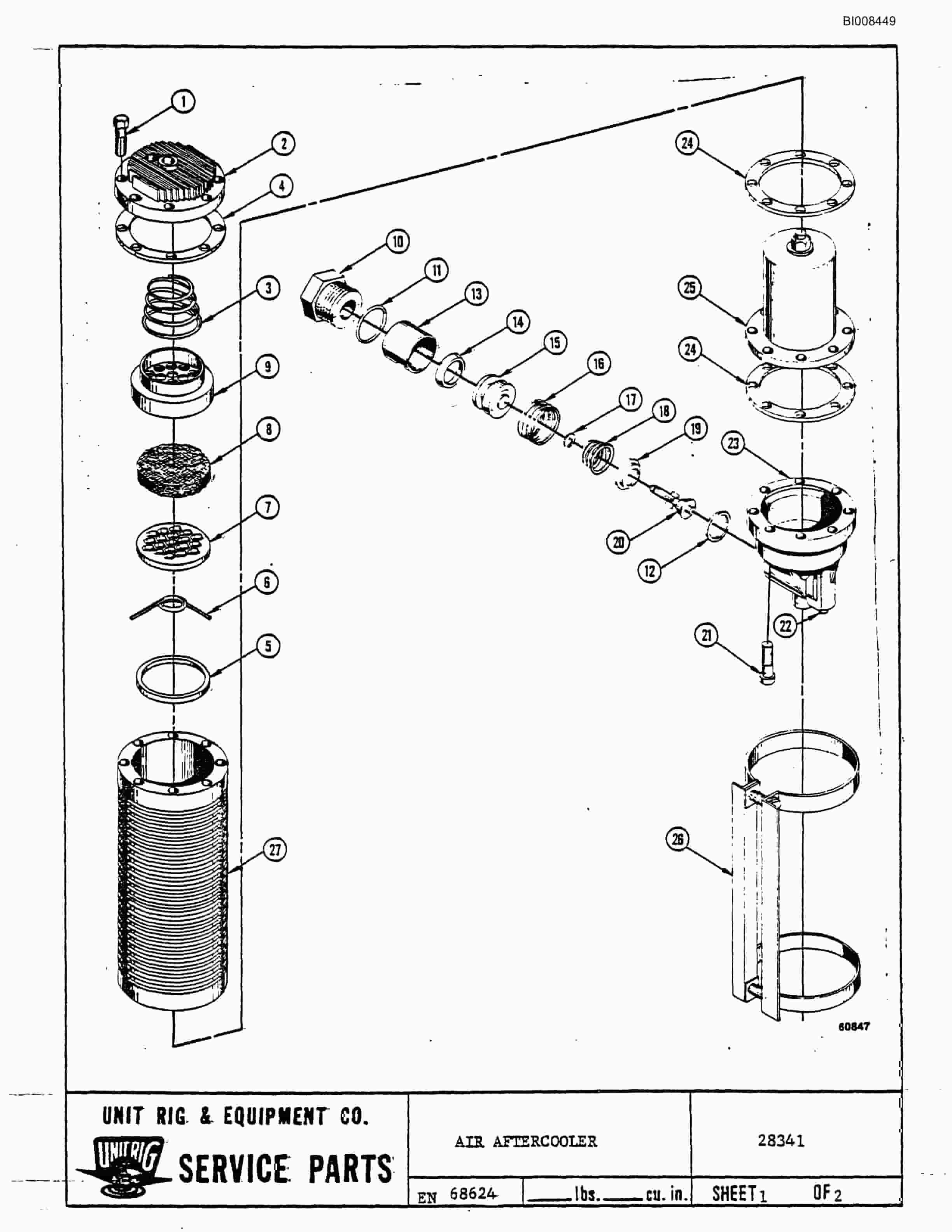 Bucyrus M-100 Assembly Parts Catalog BI008449-4