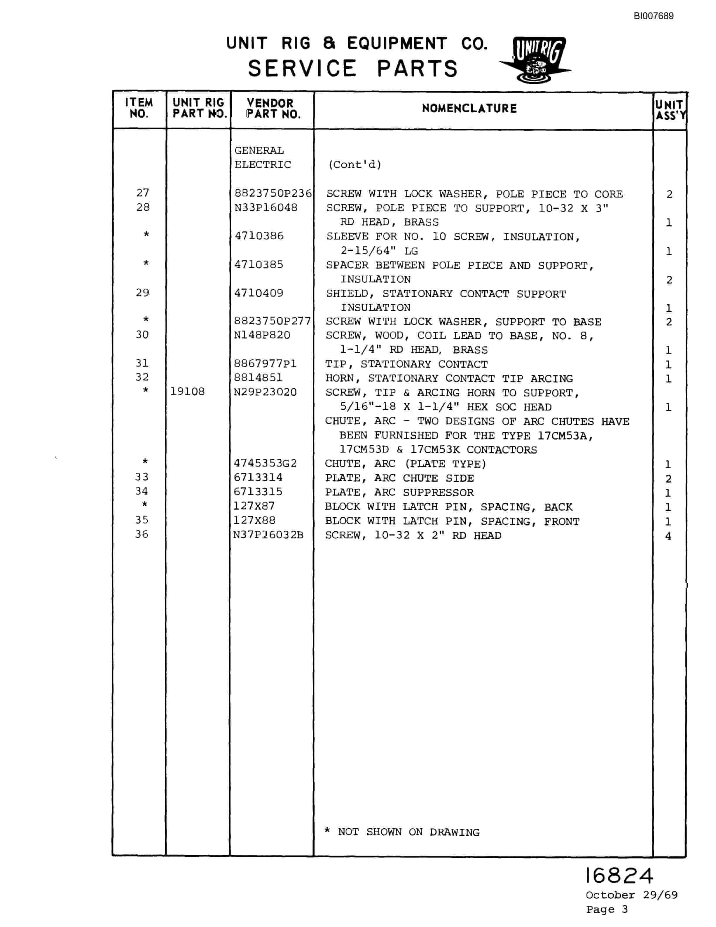 Bucyrus M-100 Illustrated Parts Catalog BI007689-3
