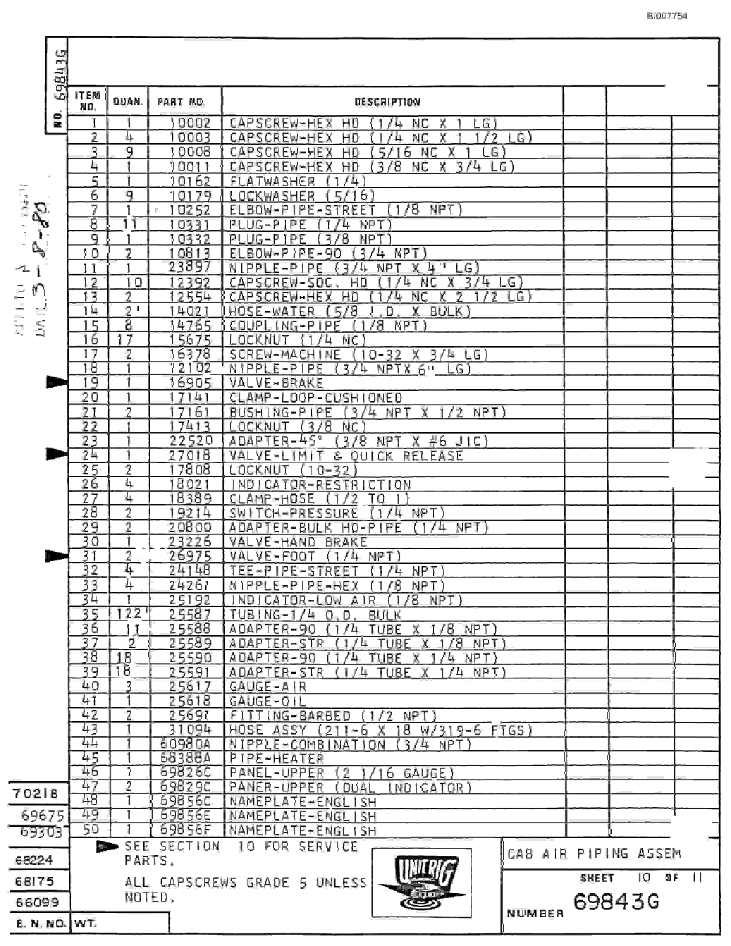 Bucyrus M-100 Illustrated Parts Catalog BI007754-2