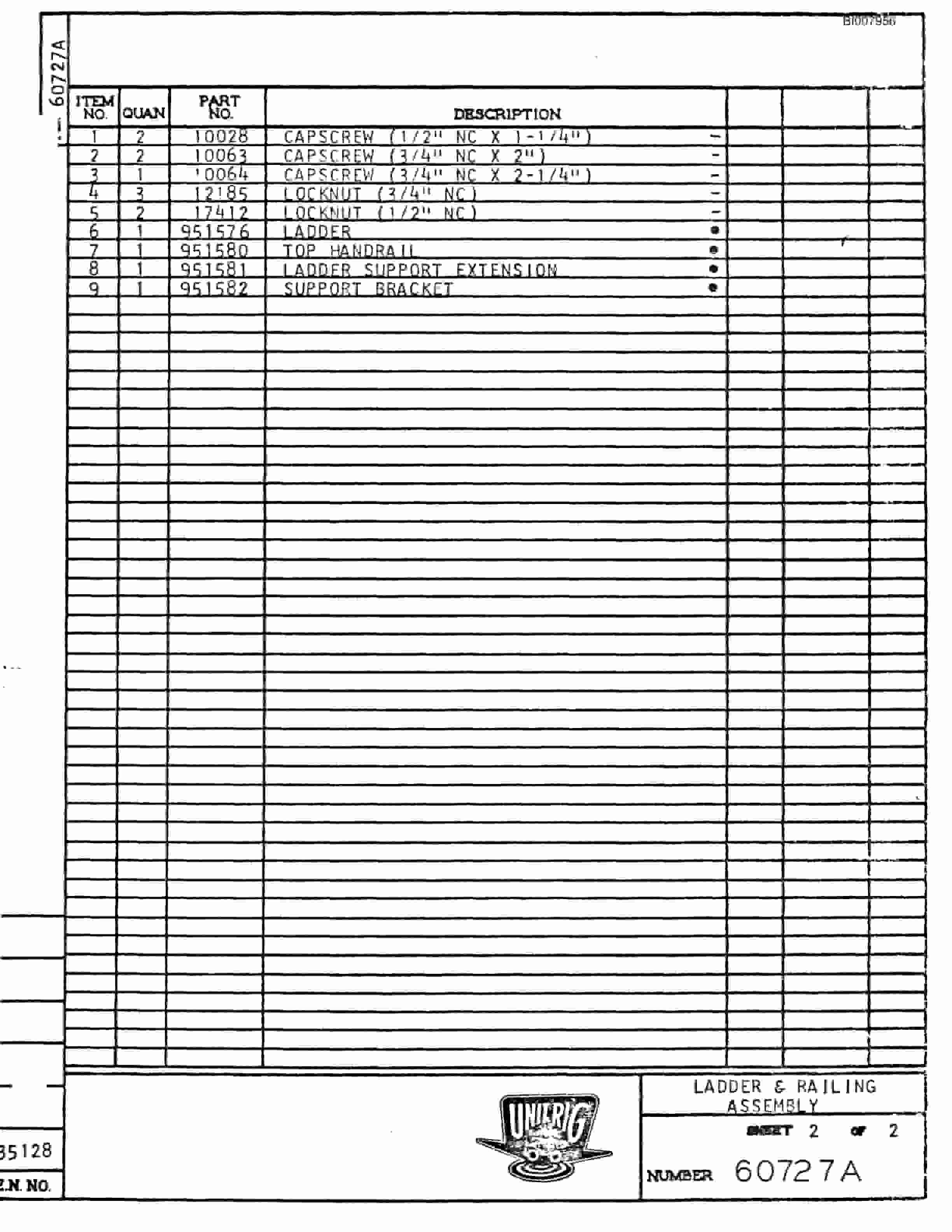 Bucyrus M-100 Illustrated Parts Catalog BI007956 2 Bucyrus M-100 Illustrated Parts Catalog BI007956 - Image 2