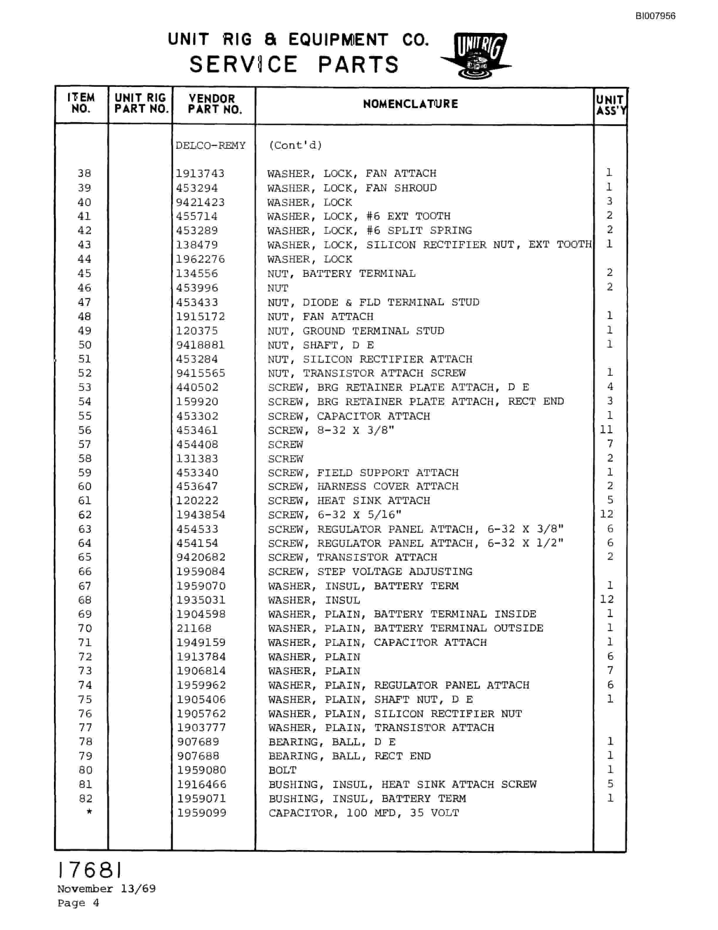 Bucyrus M-100 Illustrated Parts Catalog BI007956 4 Bucyrus M-100 Illustrated Parts Catalog BI007956 - Image 4