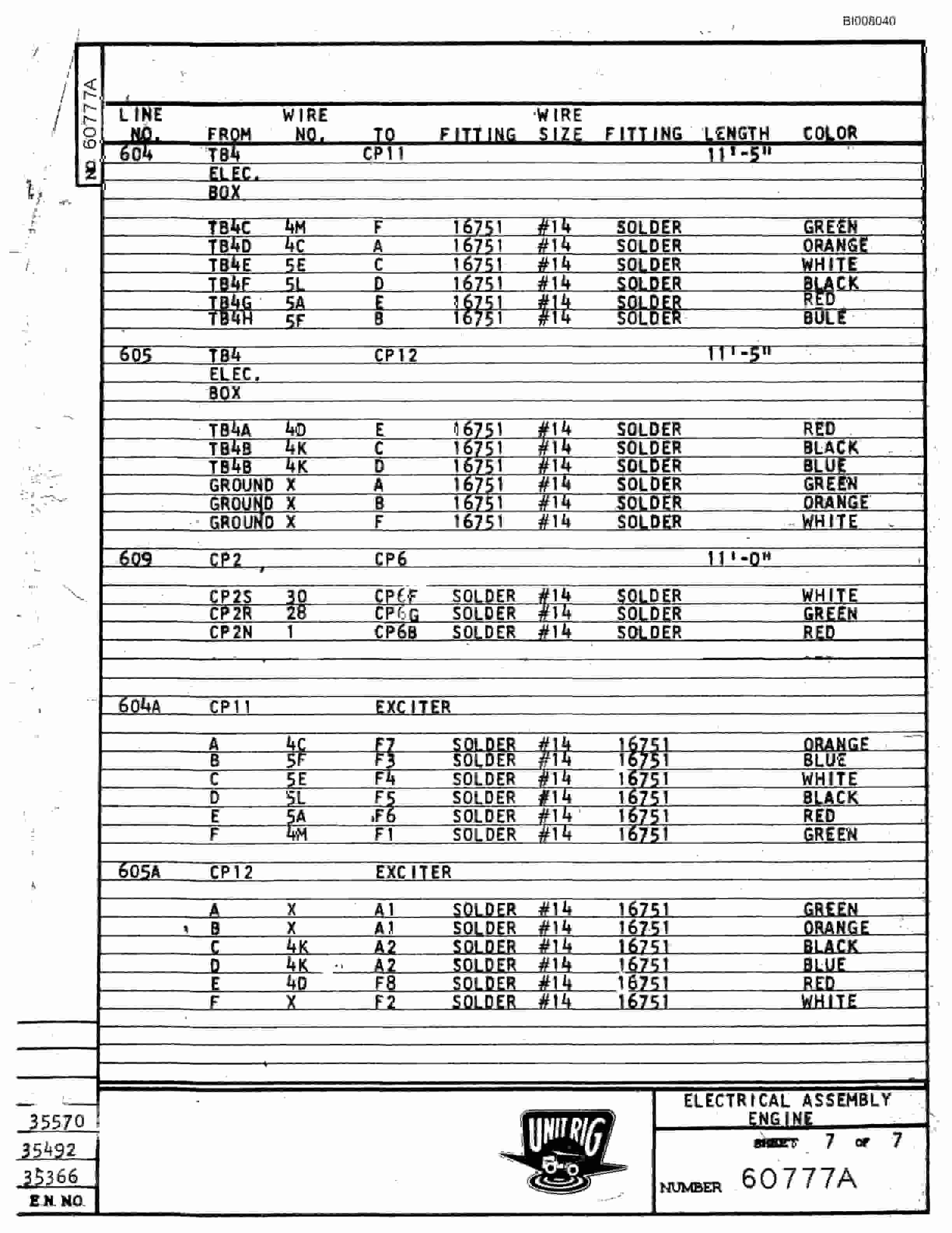 Bucyrus M-100 Illustrated Parts Catalog BI008040-3