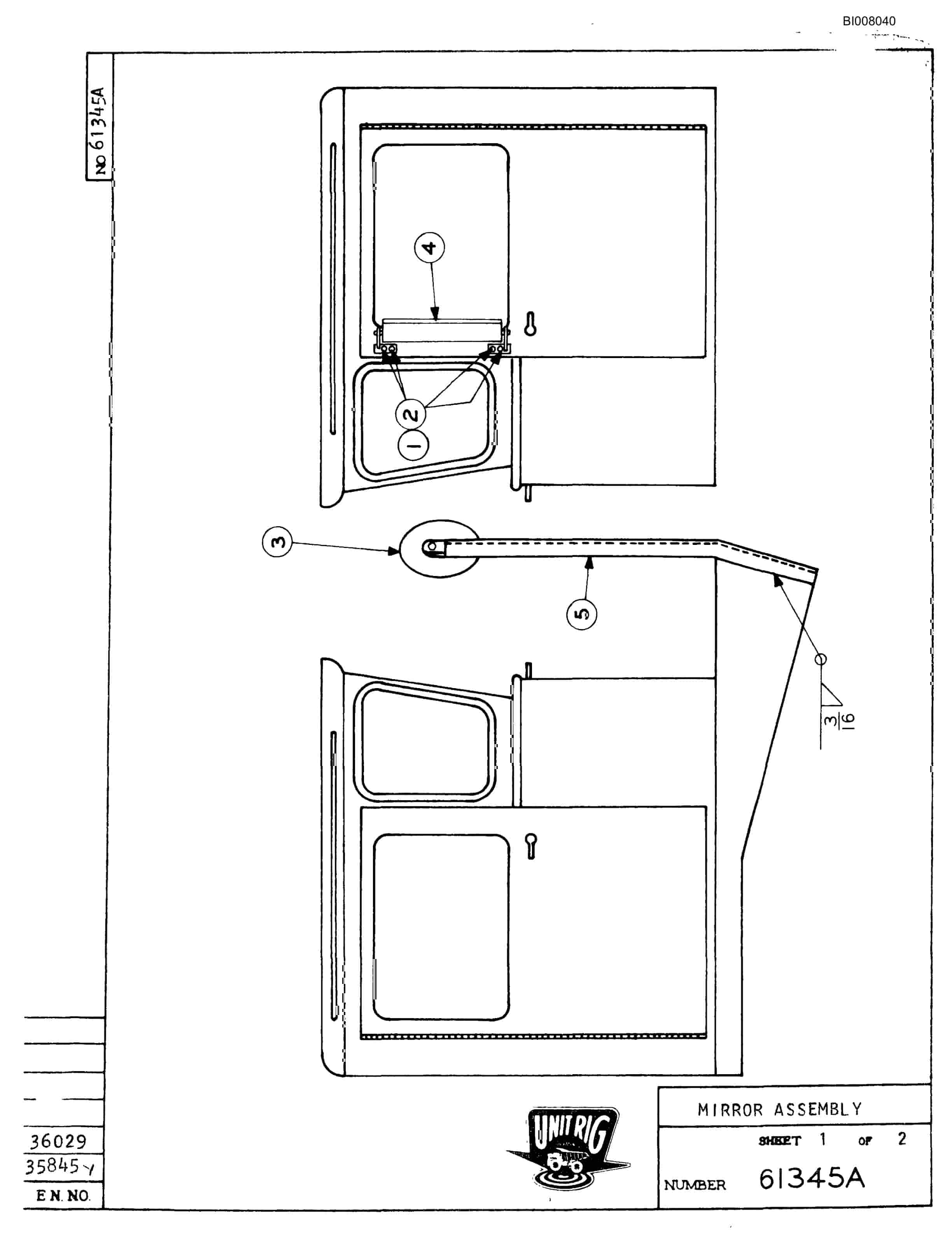 Bucyrus M-100 Illustrated Parts Catalog BI008040-4
