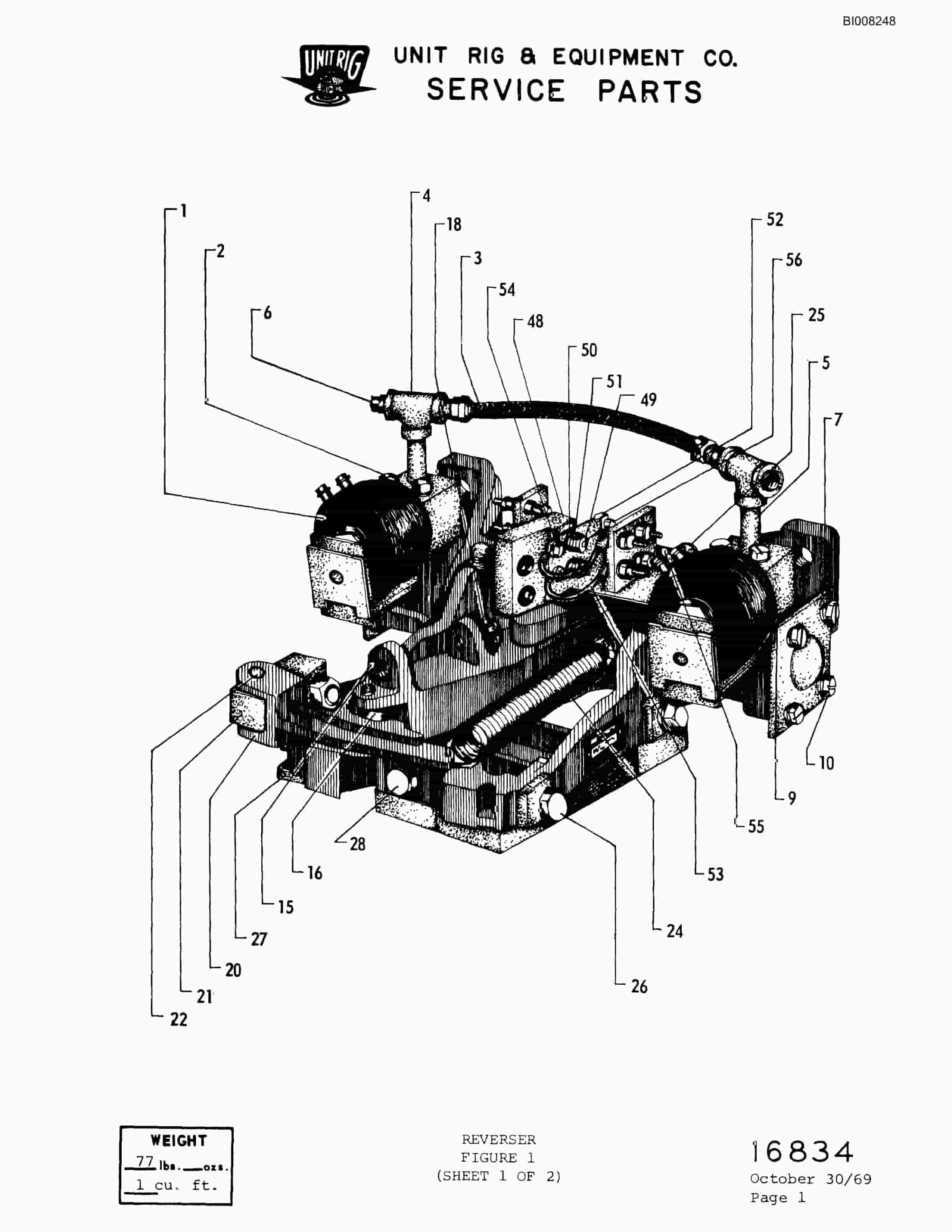 Bucyrus M-100 Illustrated Parts Catalog BI008248-3