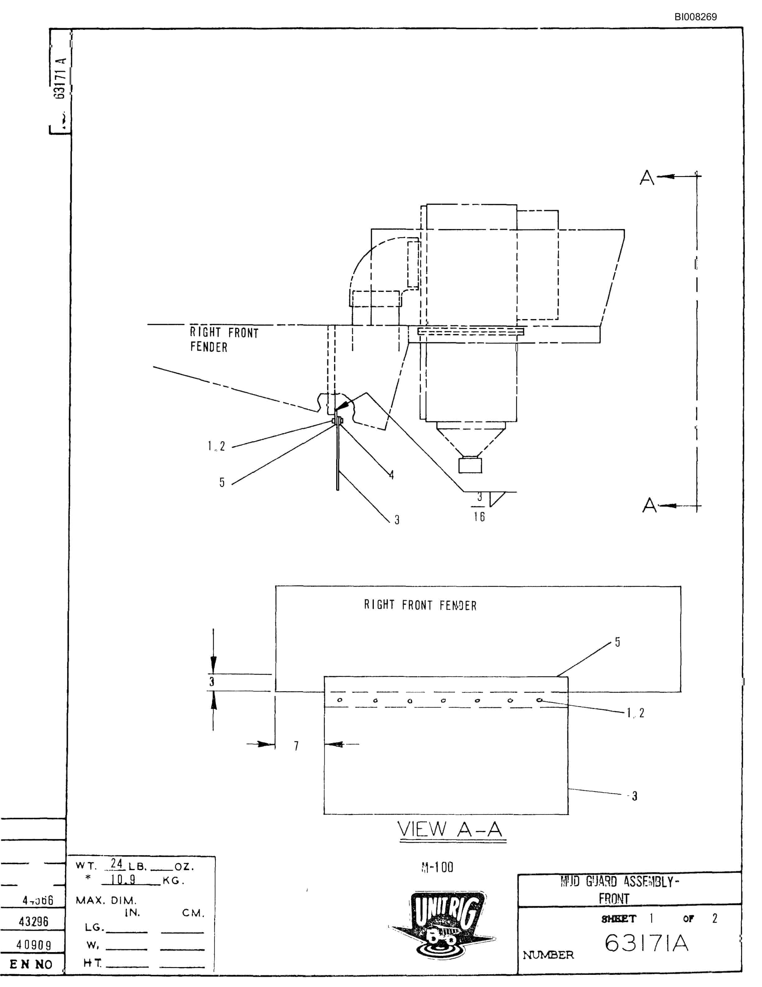 Bucyrus M-100 Illustrated Parts Catalog BI008269-2