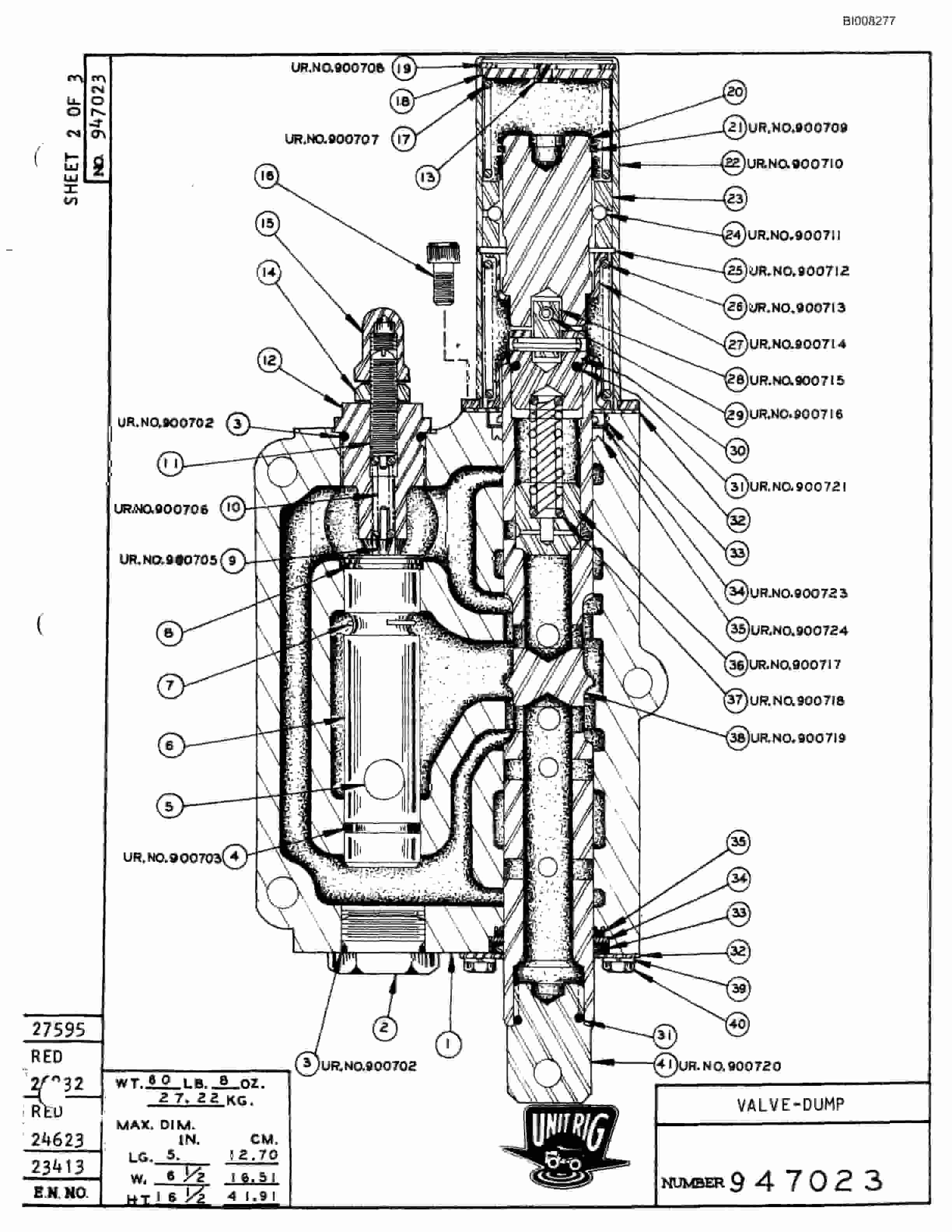 Bucyrus M-100 Illustrated Parts Catalog BI008277-4