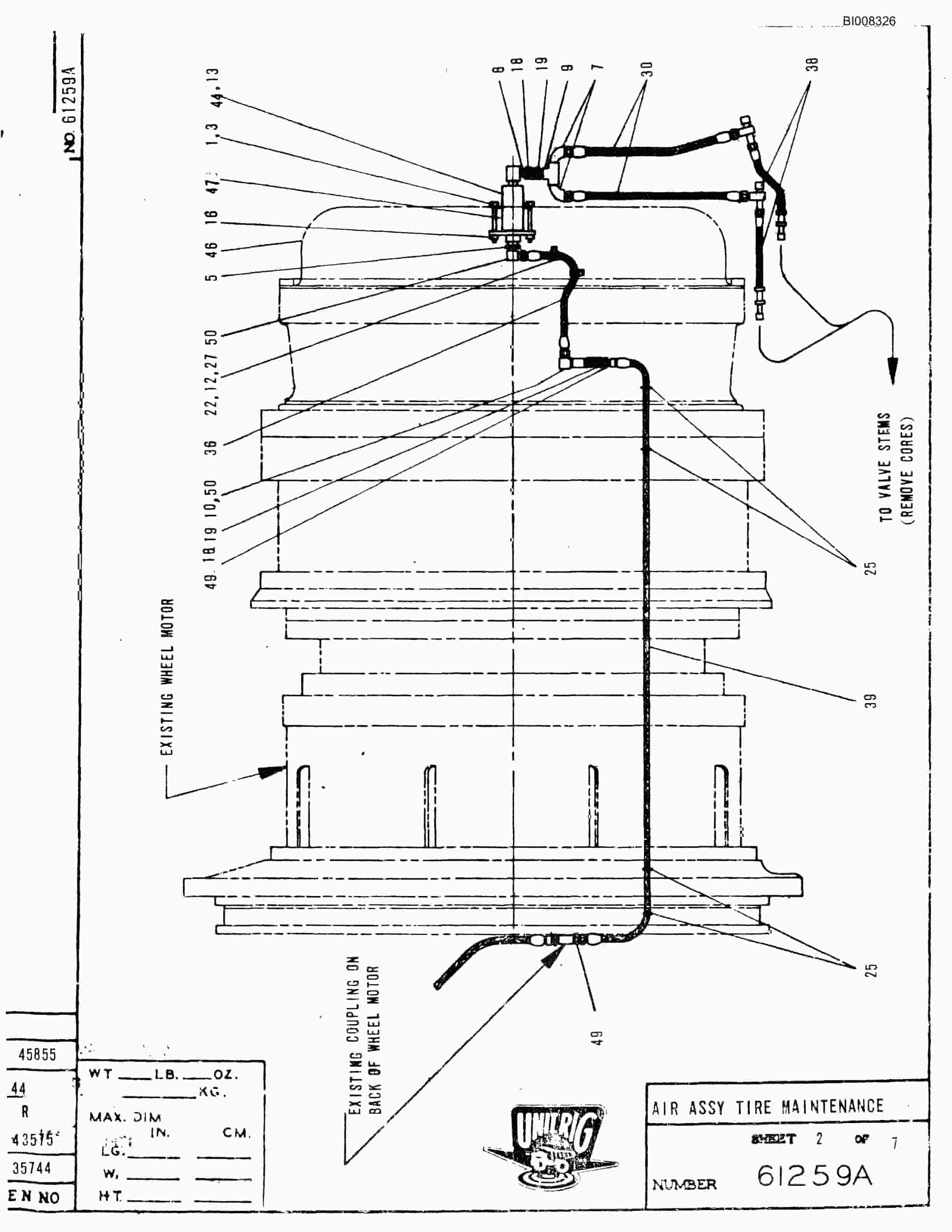 Bucyrus M-100 Illustrated Parts Catalog BI008326-3