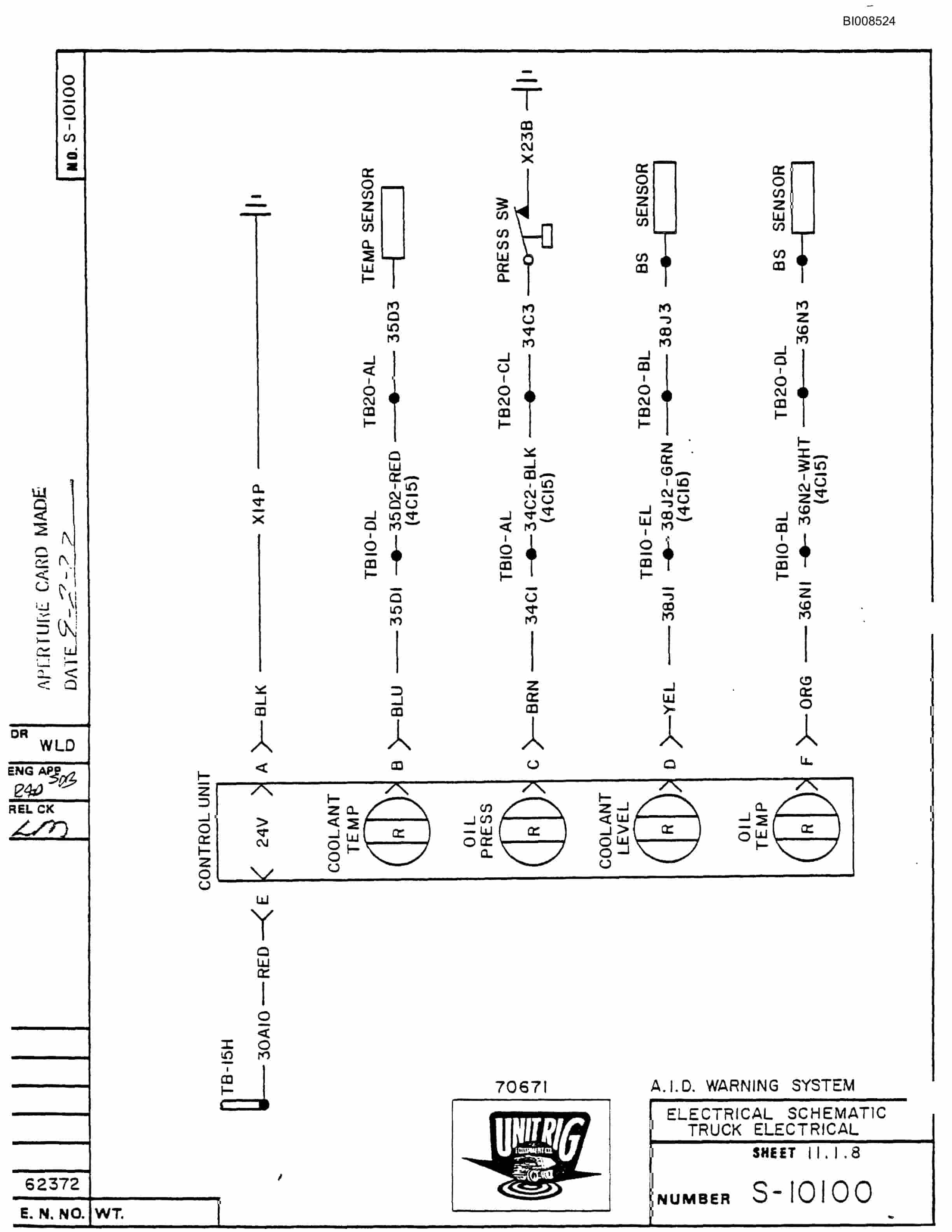 Bucyrus M-100 Illustrated Parts Catalog BI008524-5