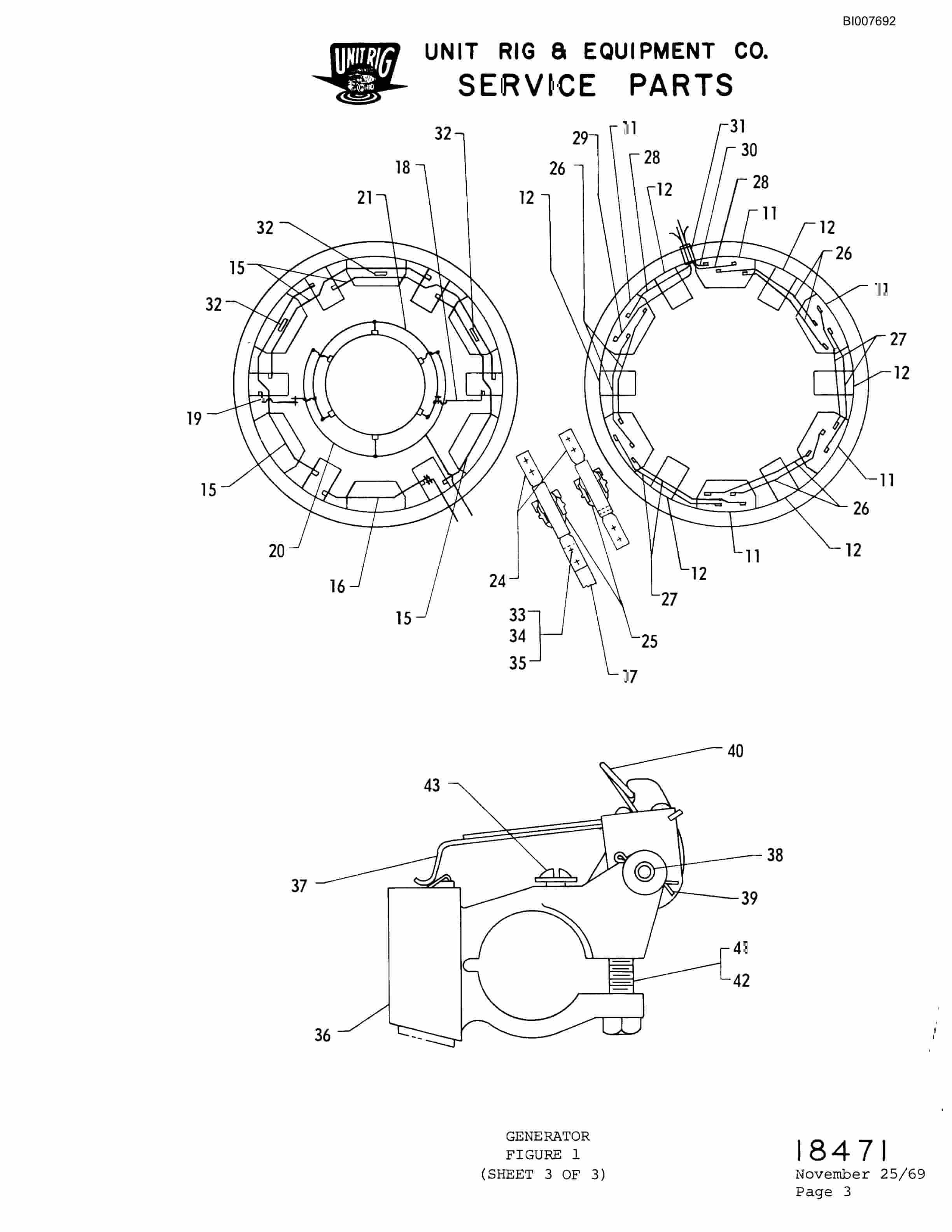 Bucyrus M-100 Parts Catalog BI007692-4