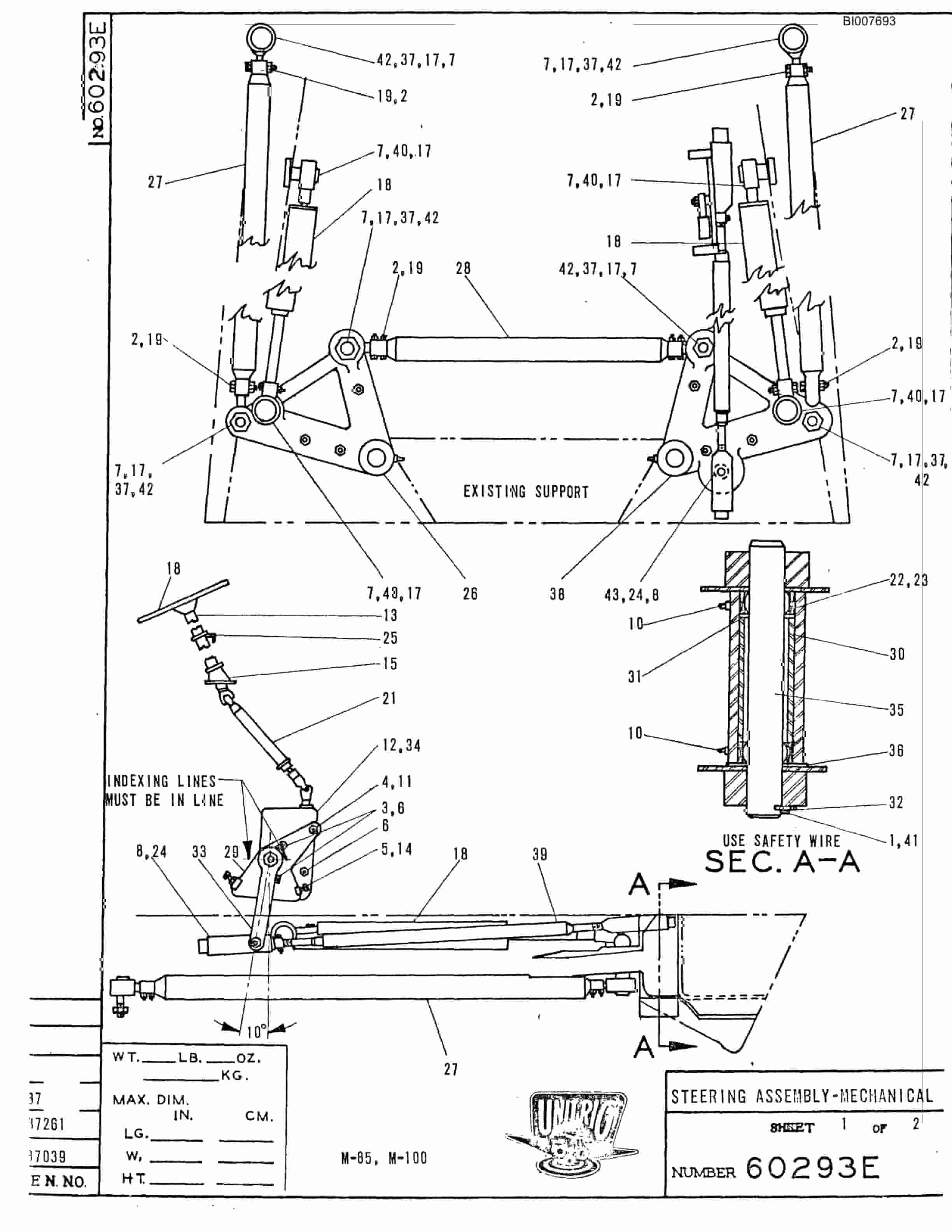 Bucyrus M-100 Parts Catalog BI007693-2