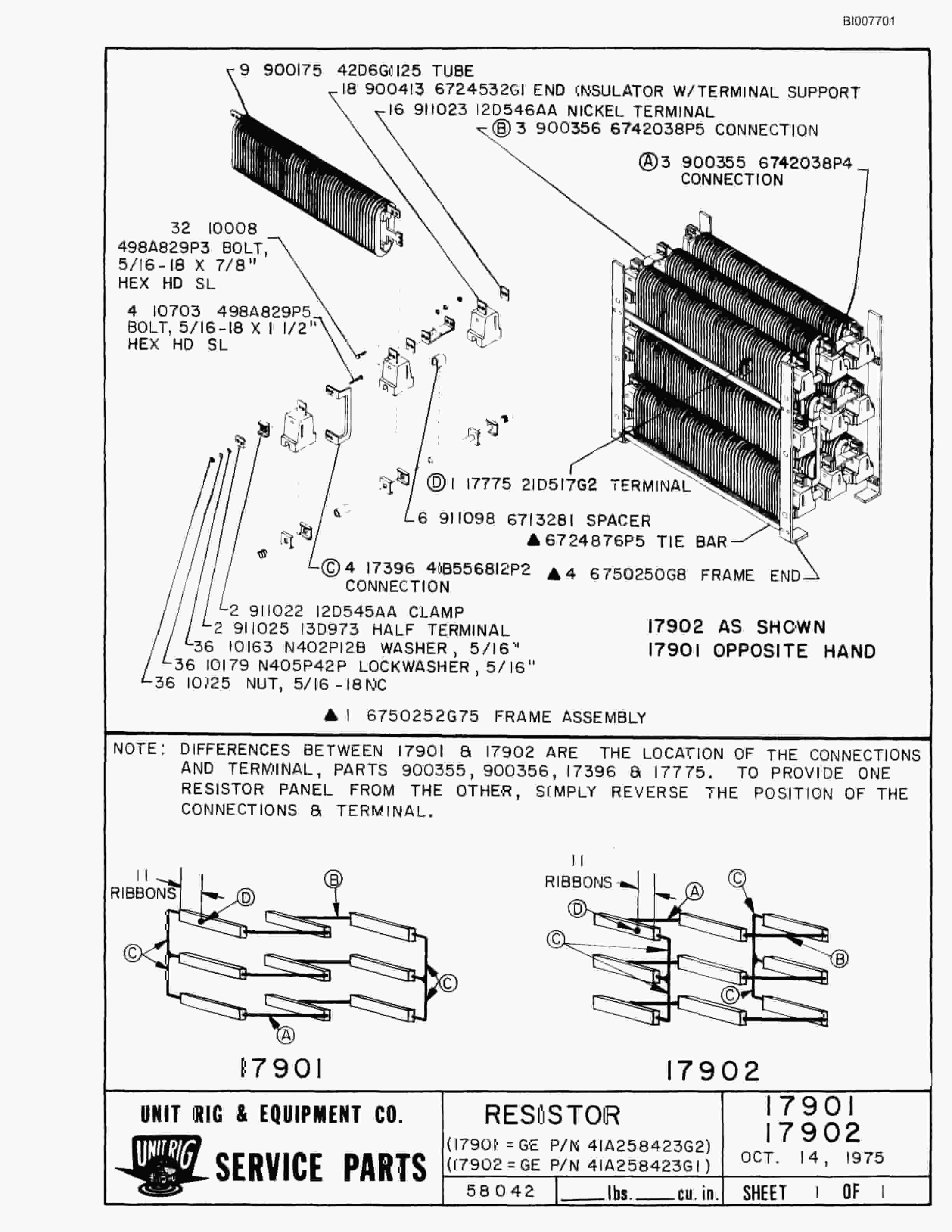 Bucyrus M-100 Parts Catalog BI007701-3