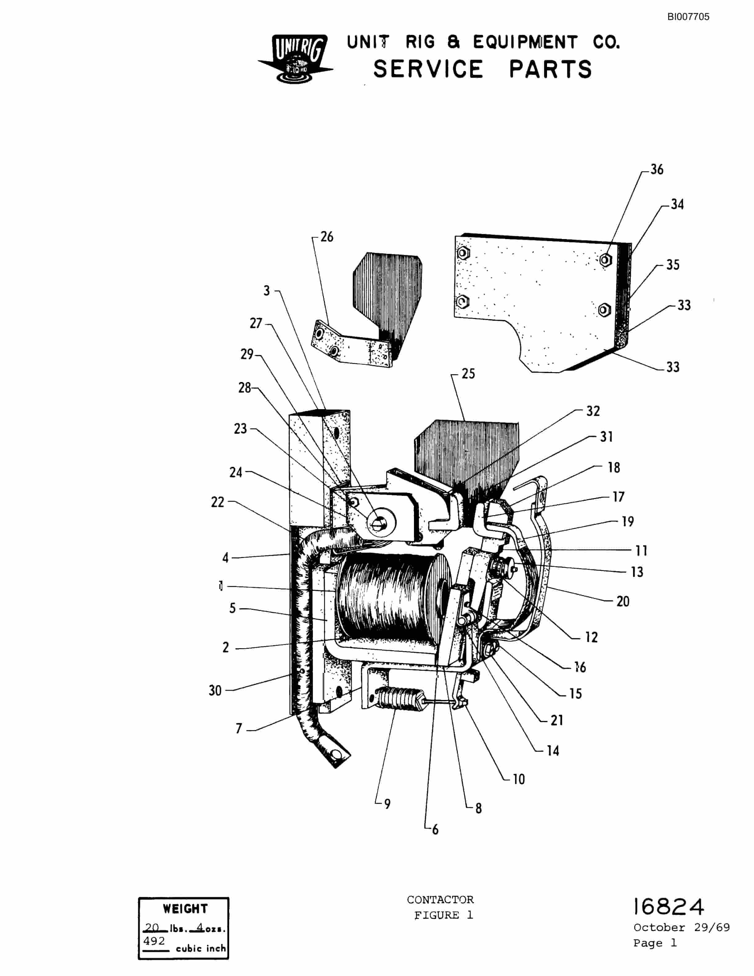 Bucyrus M-100 Parts Catalog BI007705-3
