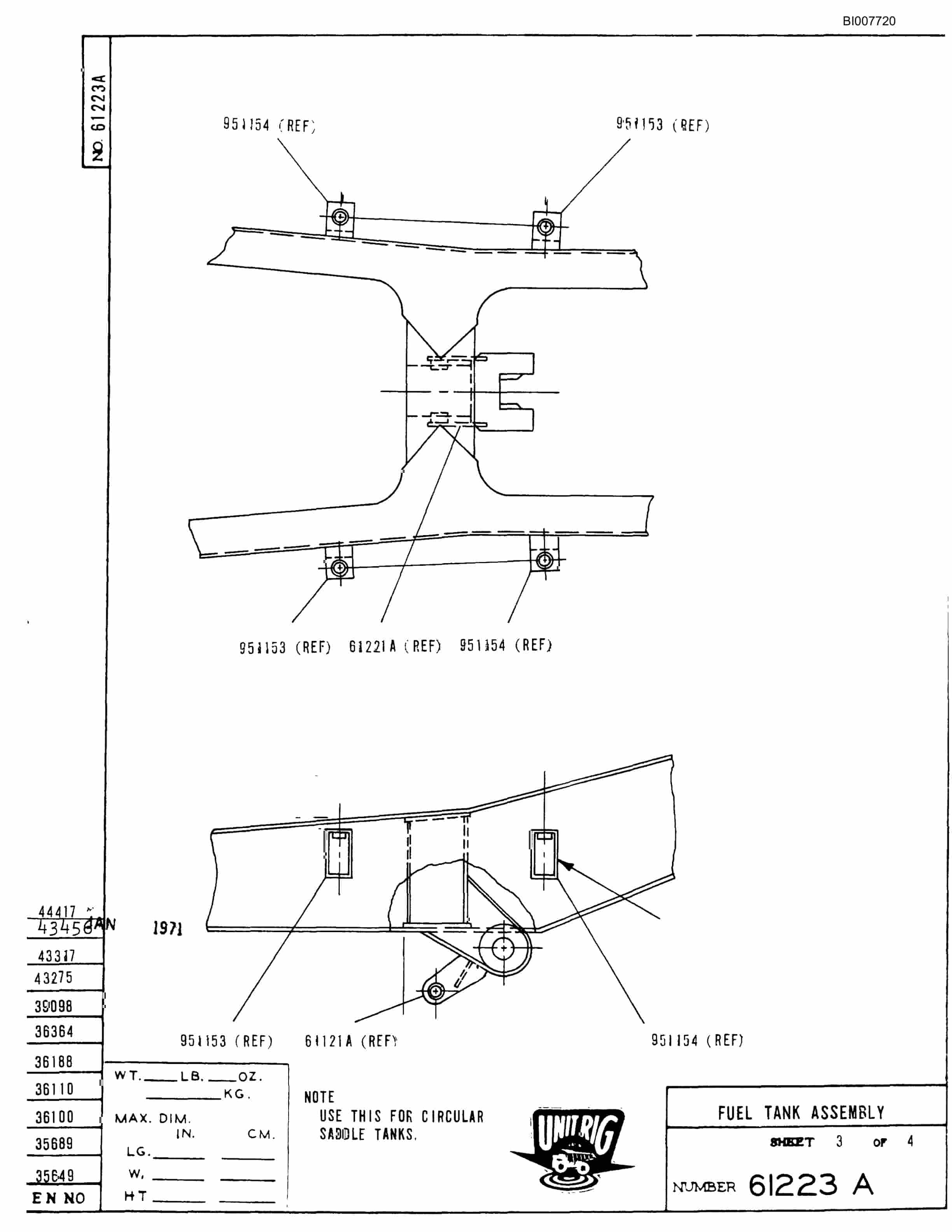 Bucyrus M-100 Parts Catalog BI007720-3