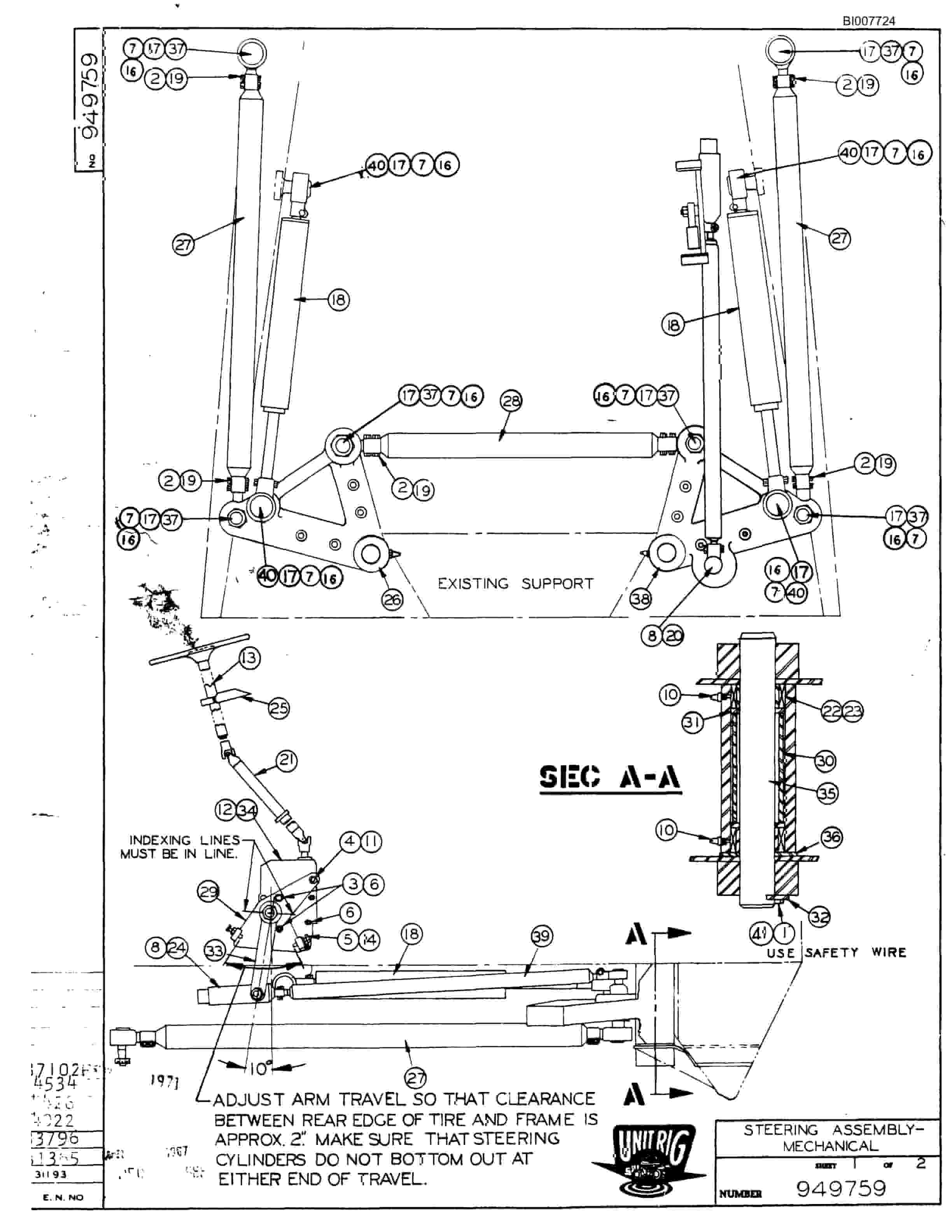Bucyrus M-100 Parts Catalog BI007724-3