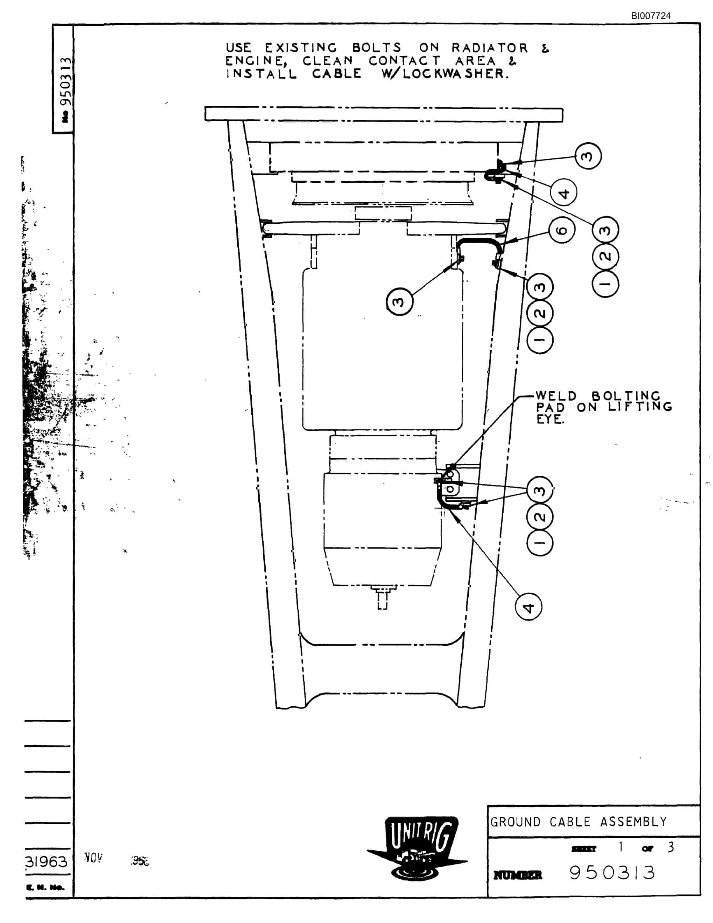Bucyrus M-100 Parts Catalog BI007724-4