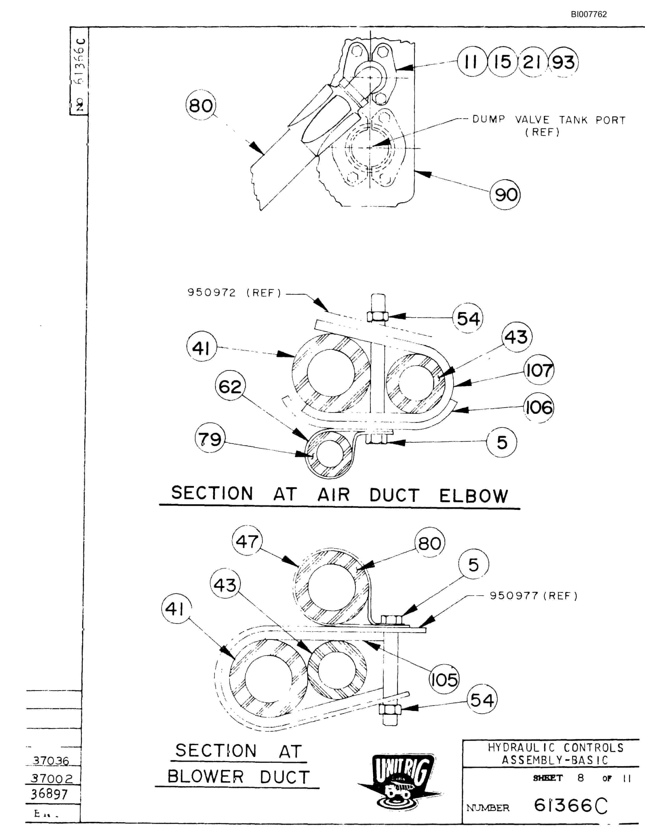 Bucyrus M-100 Parts Catalog BI007762-3