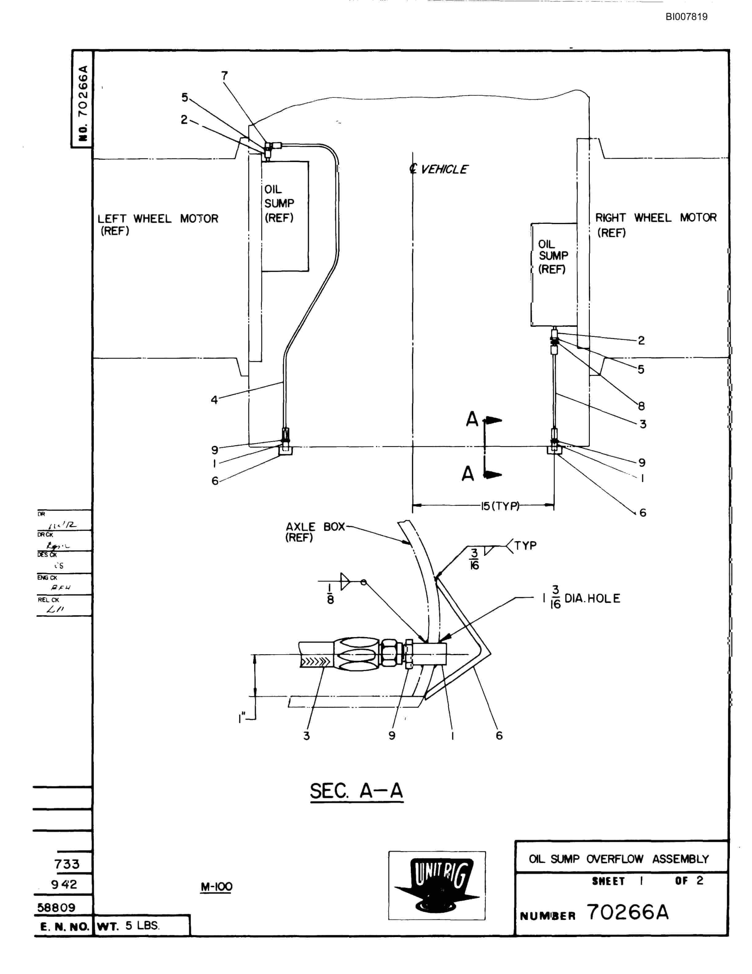 Bucyrus M-100 Parts Catalog BI007819-2