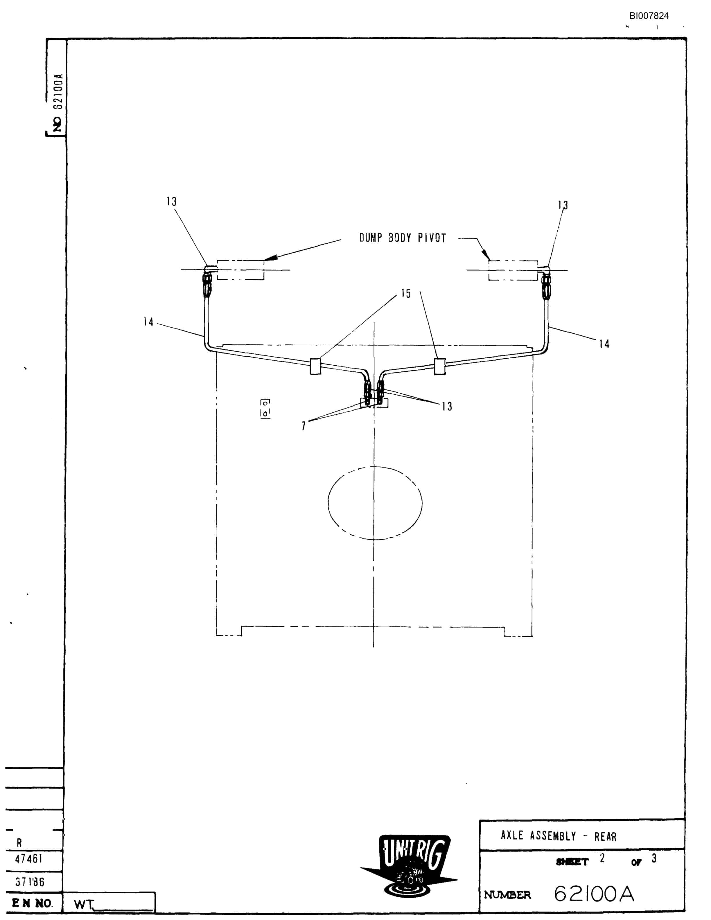 Bucyrus M-100 Parts Catalog BI007824-2