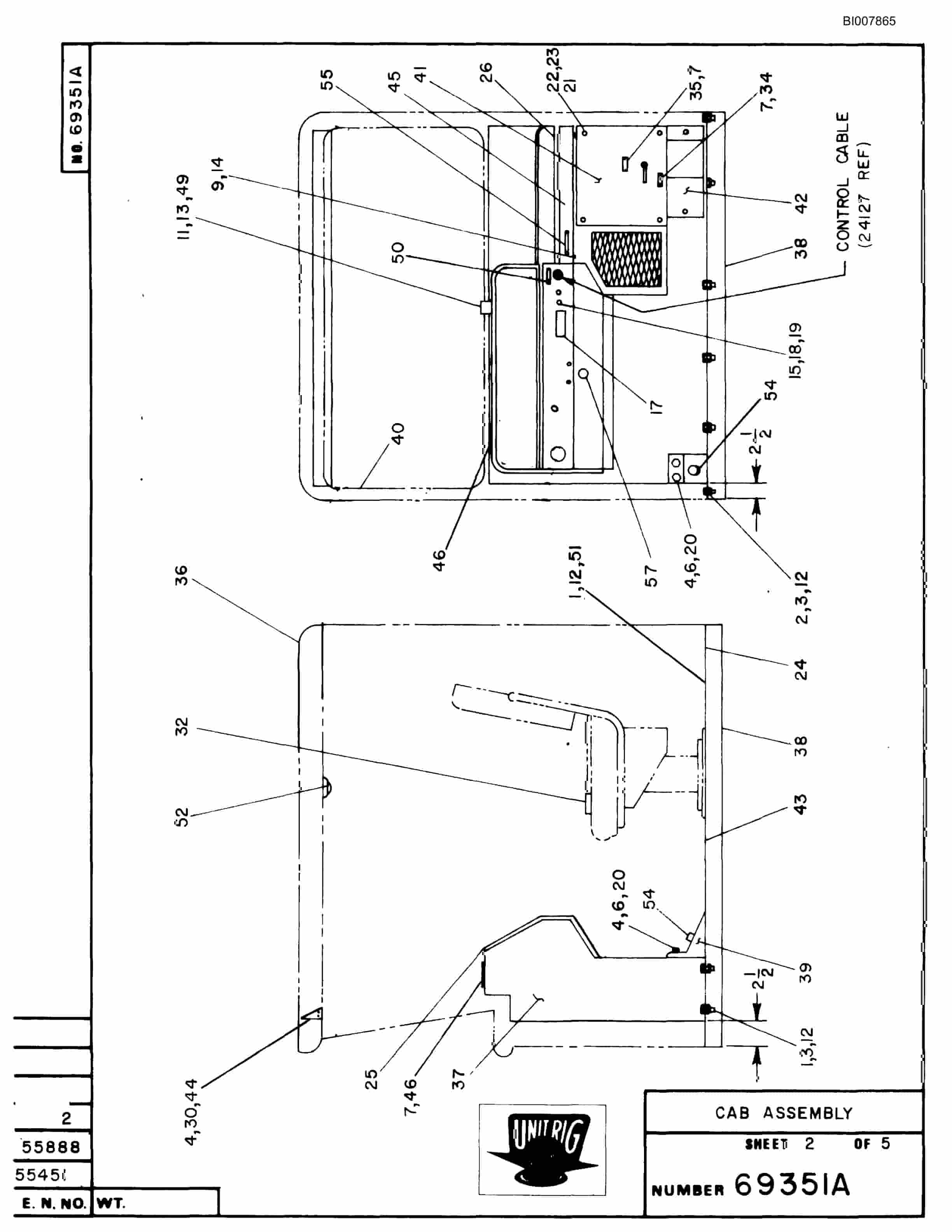 Bucyrus M-100 Parts Catalog BI007865-3