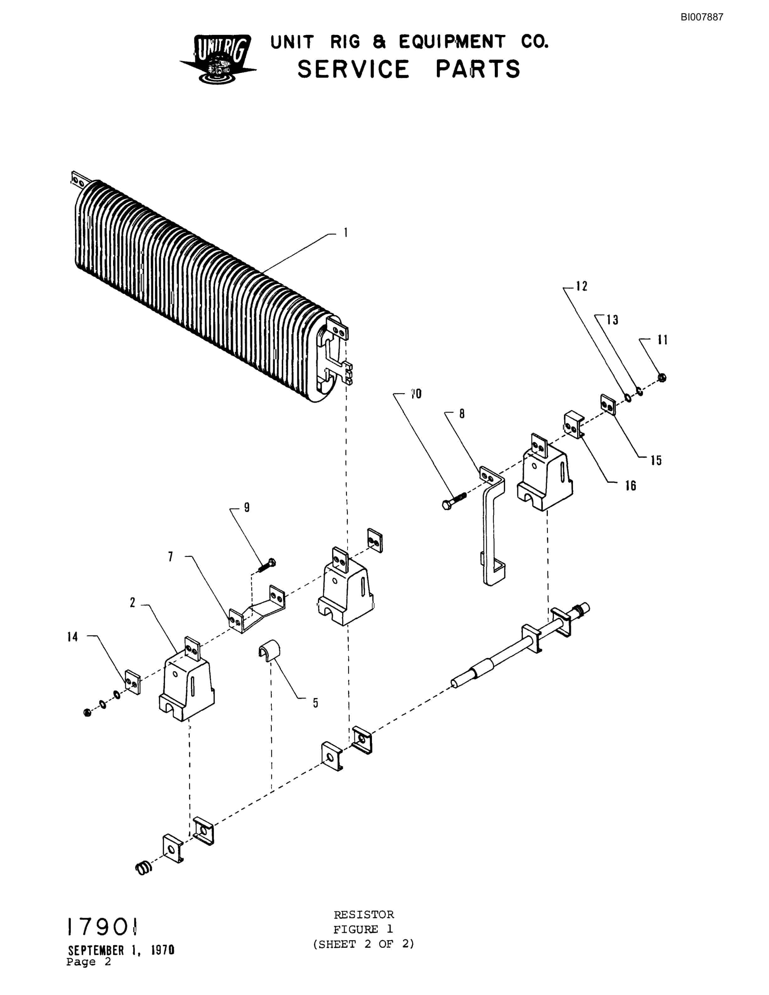 Bucyrus M-100 Parts Catalog BI007887-4