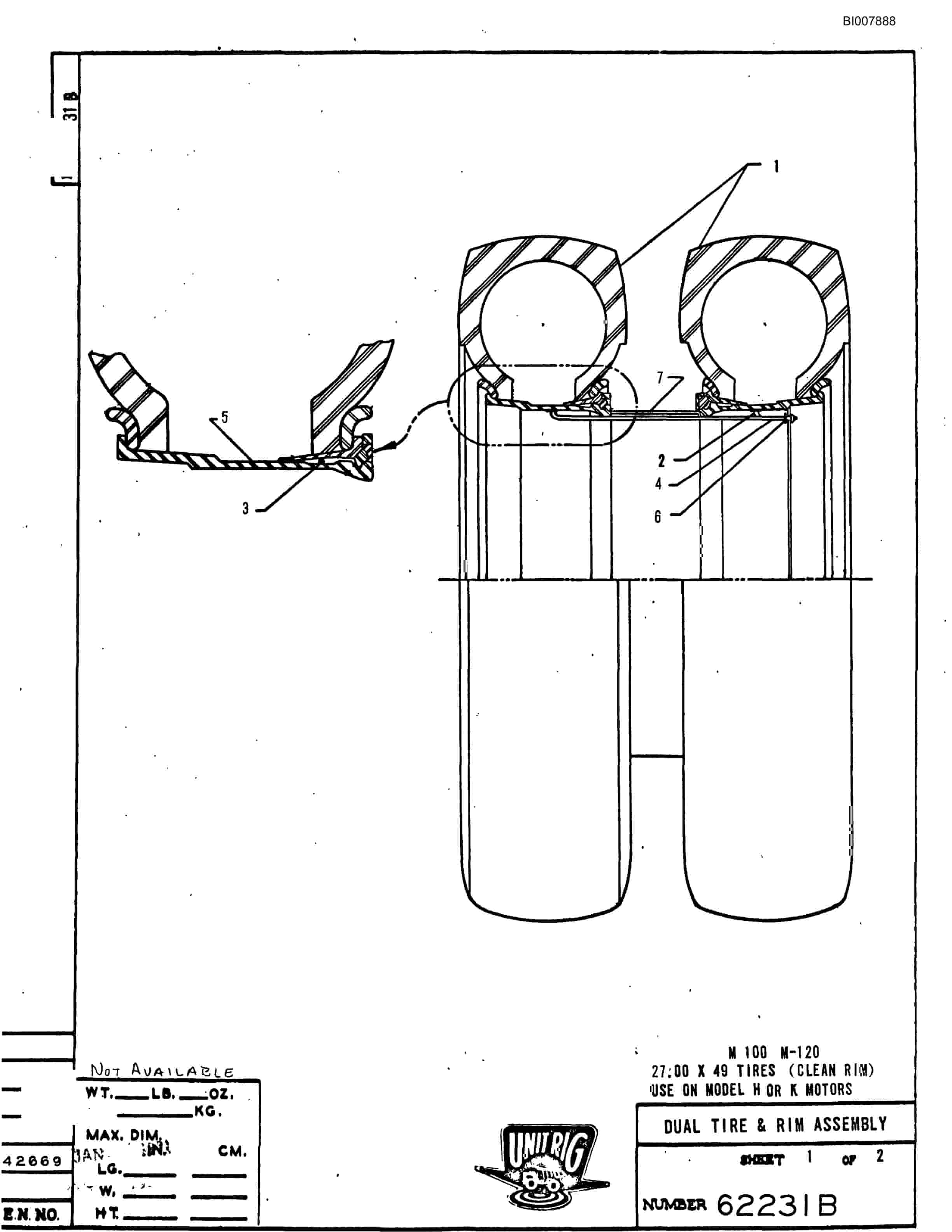 Bucyrus M-100 Parts Catalog BI007888-2