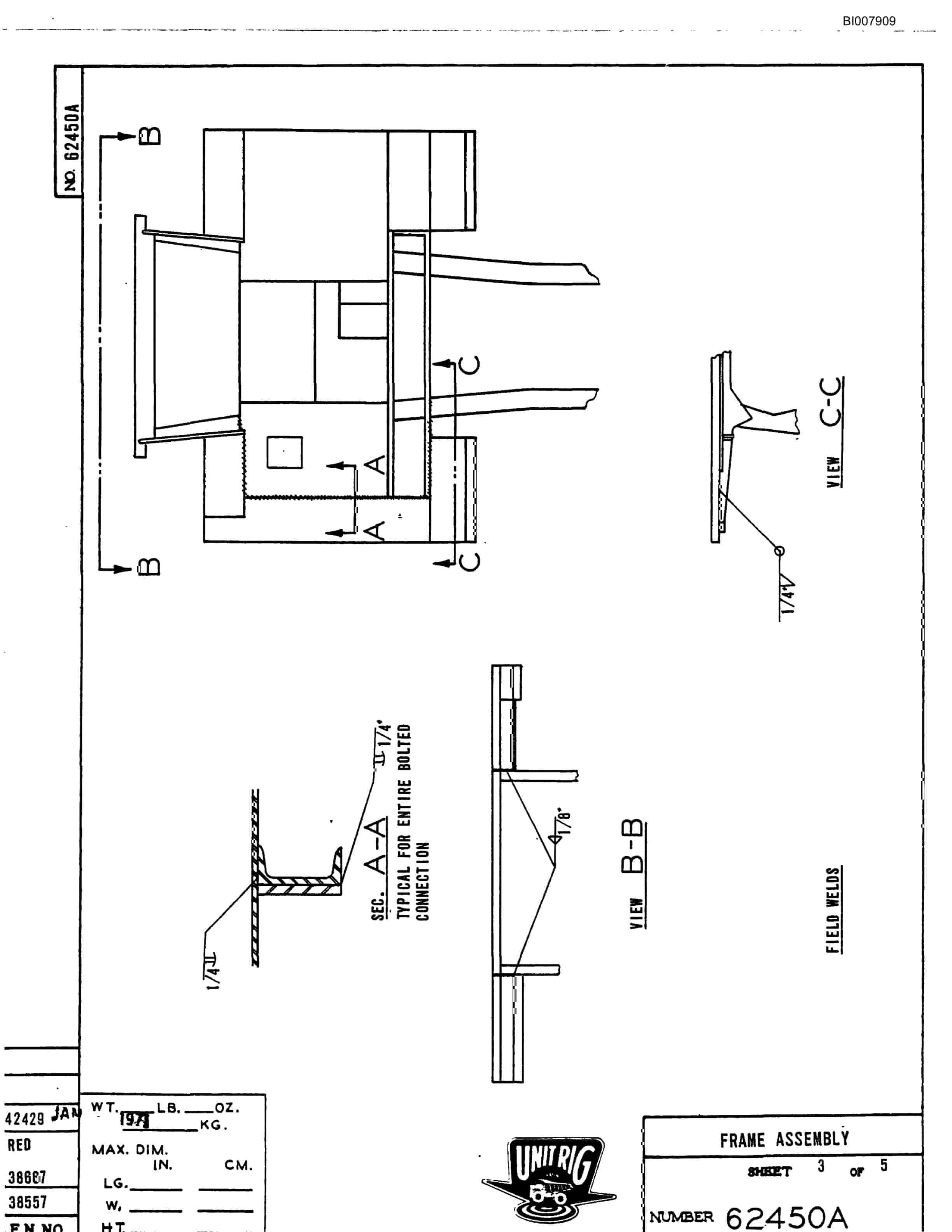 Bucyrus M-100 Parts Catalog BI007909-2
