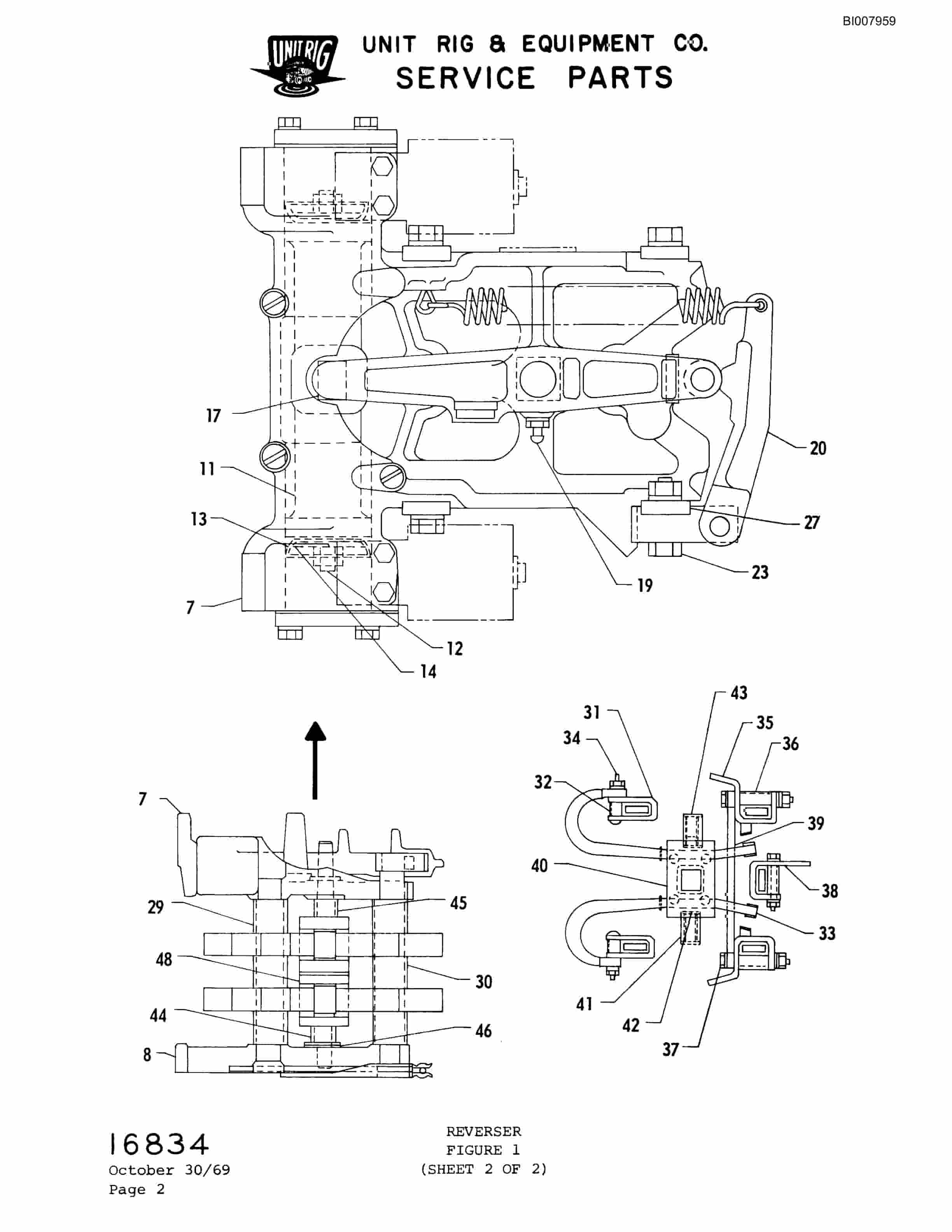 Bucyrus M-100 Parts Catalog BI007959-3