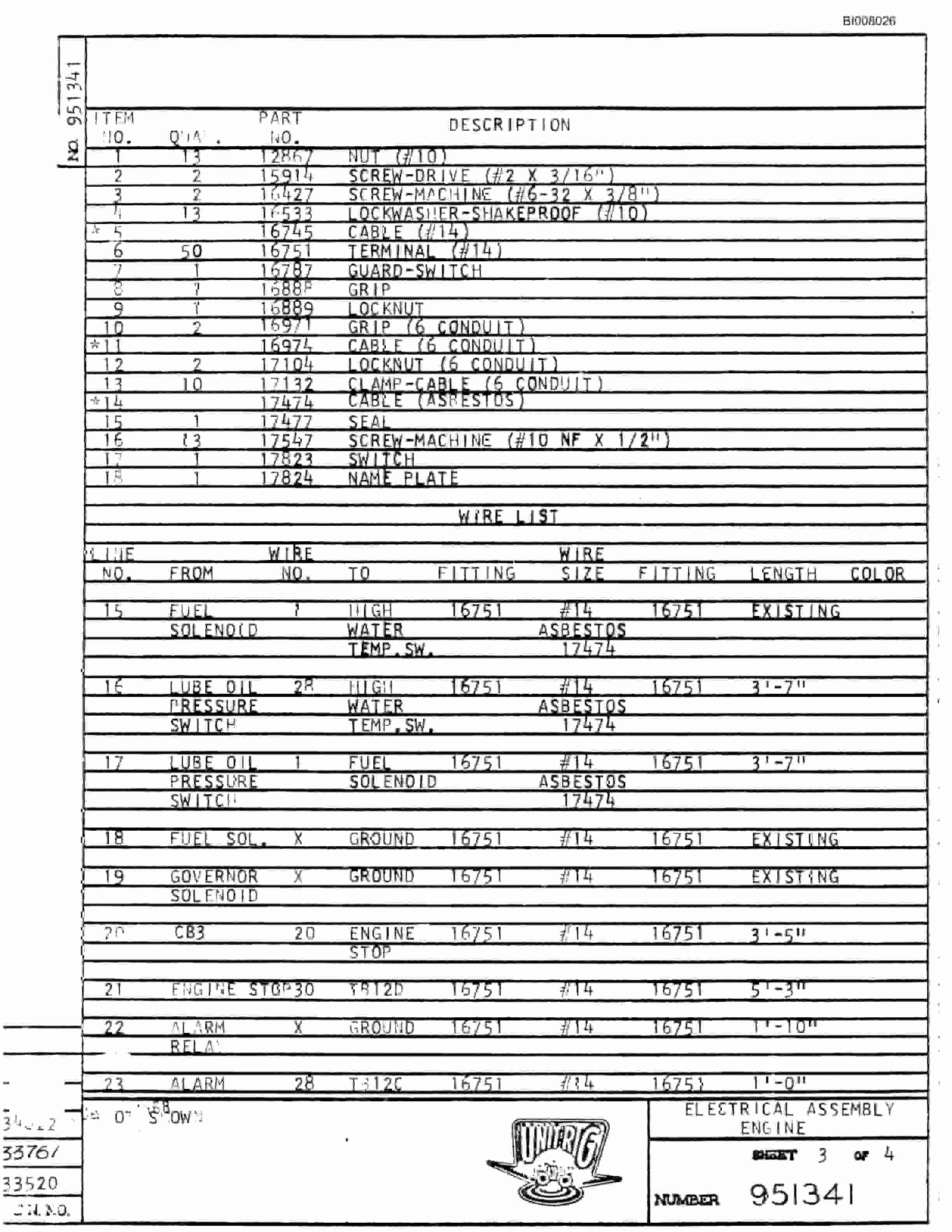 Bucyrus M-100 Parts Catalog BI008026-5