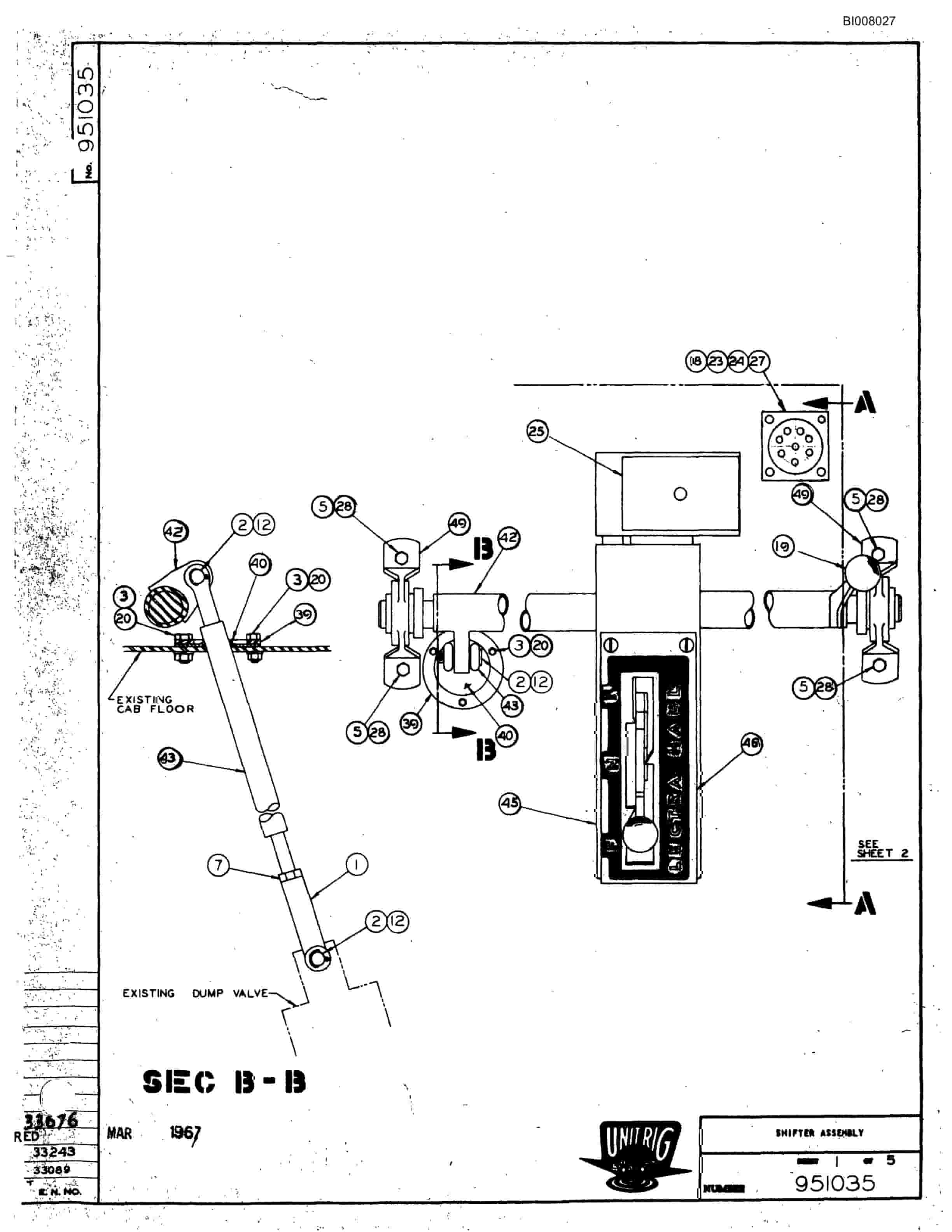 Bucyrus M-100 Parts Catalog BI008027-4