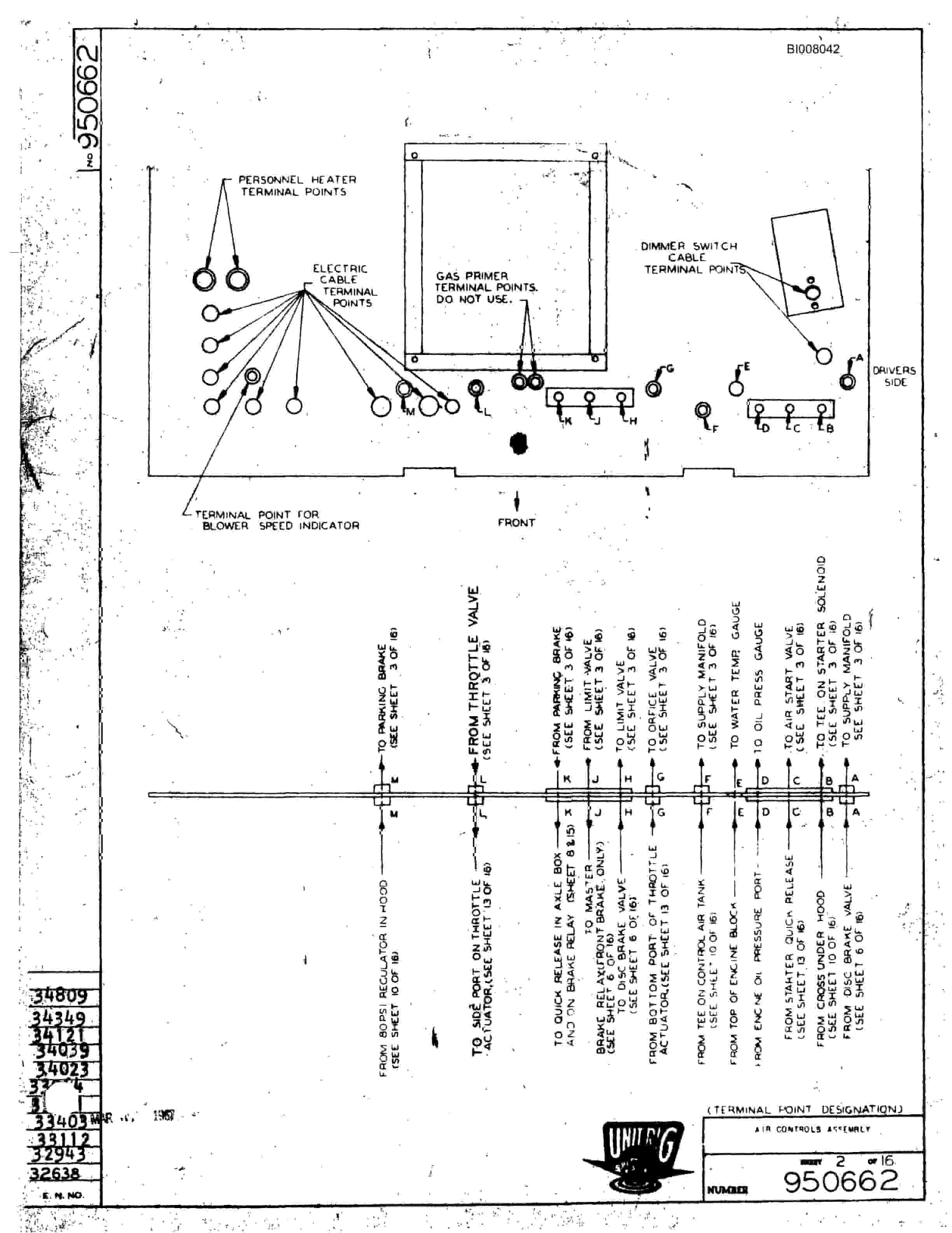 Bucyrus M-100 Parts Catalog BI008042-3